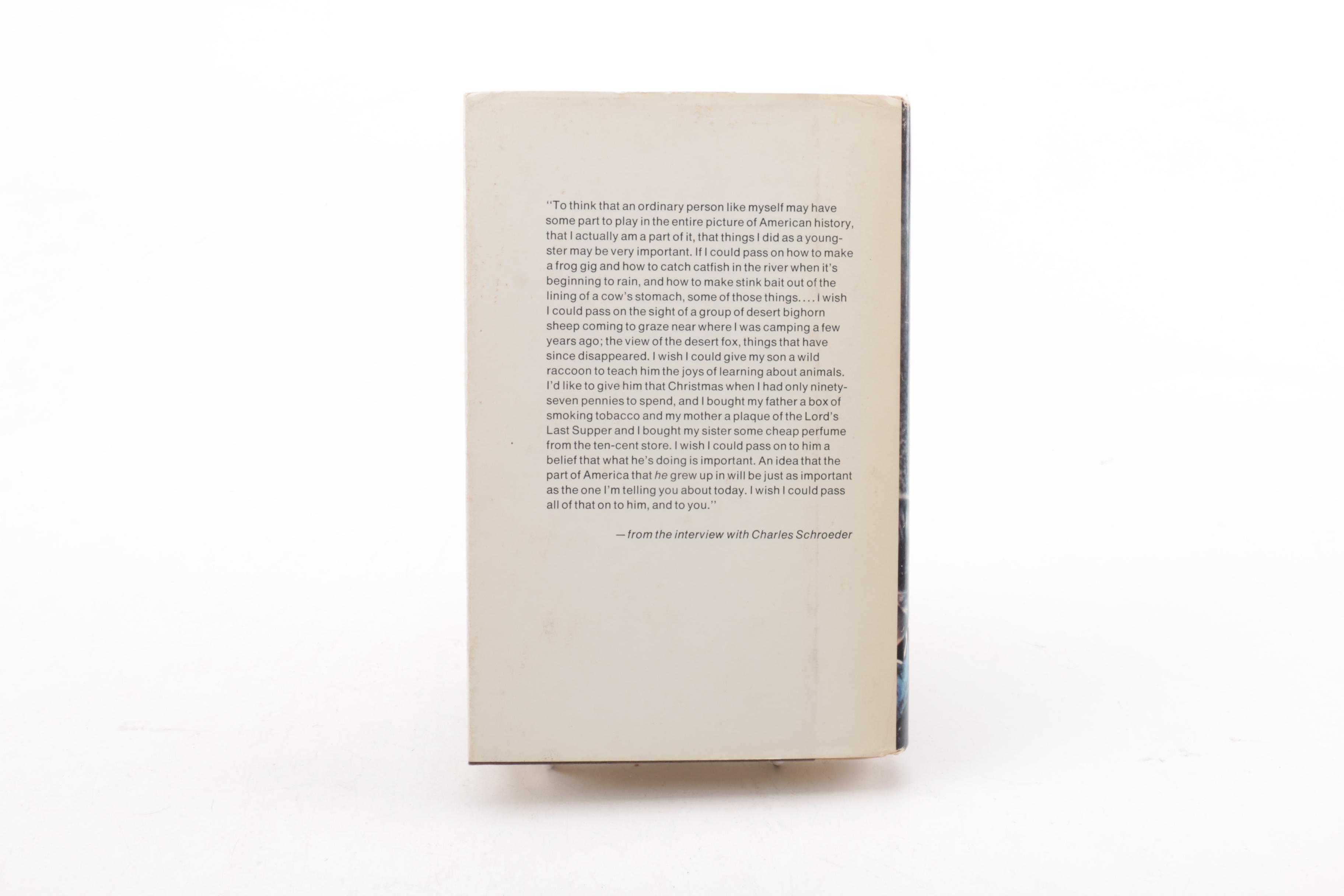 1976 Signed "I Wish I Could Give my Son a Wild Raccoon"