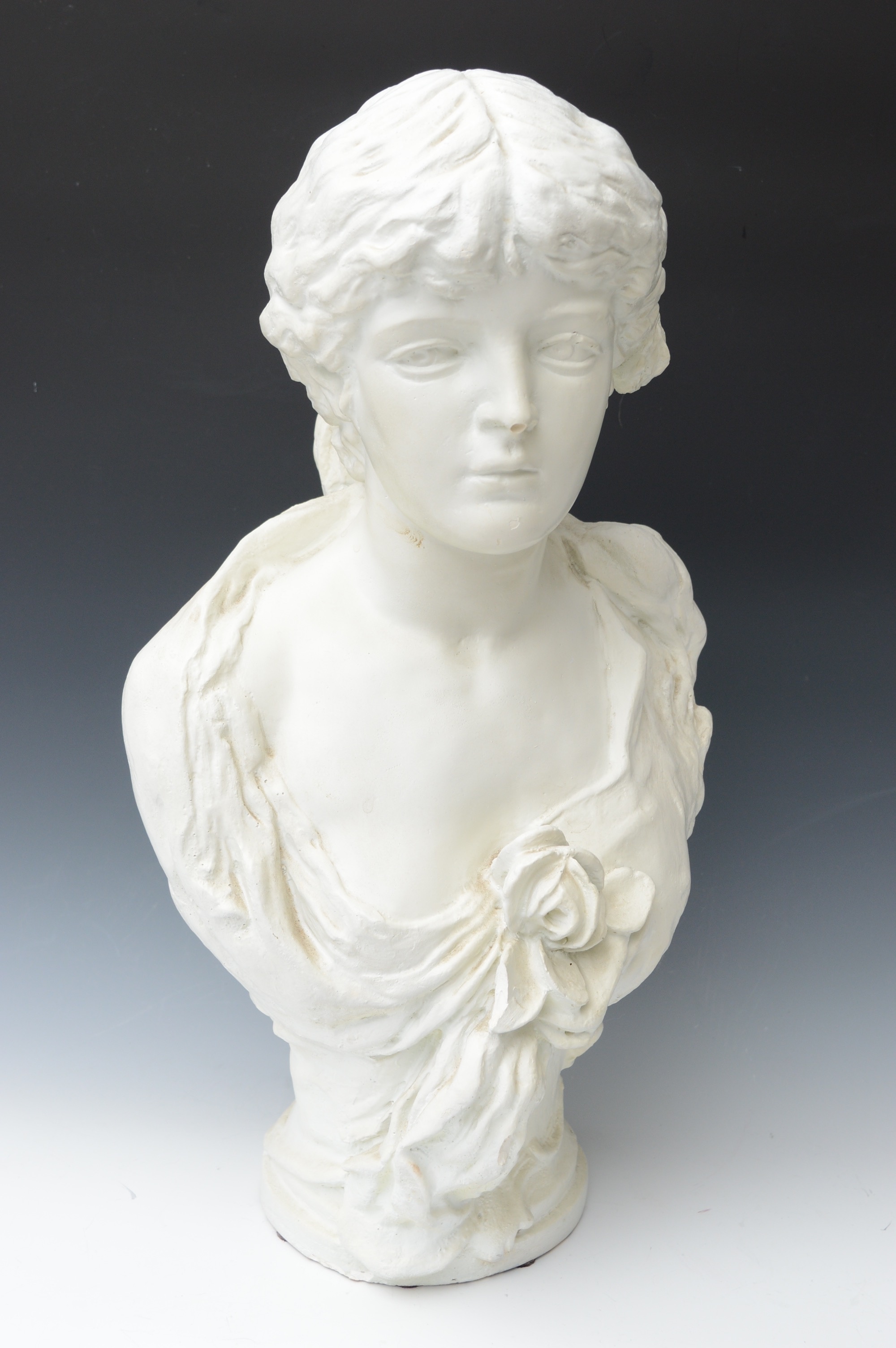 Plaster Cast Grecian Style Bust
