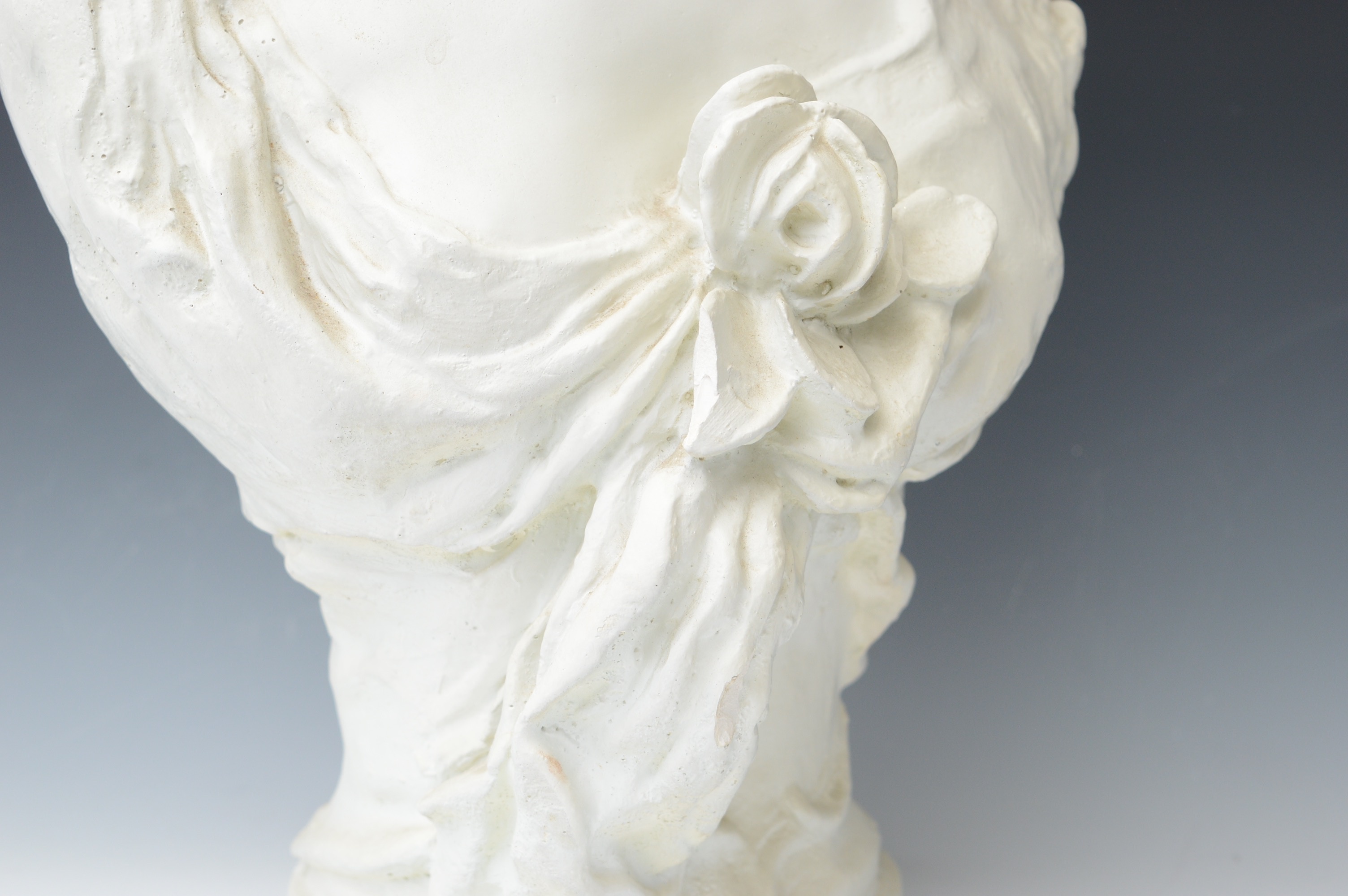 Plaster Cast Grecian Style Bust