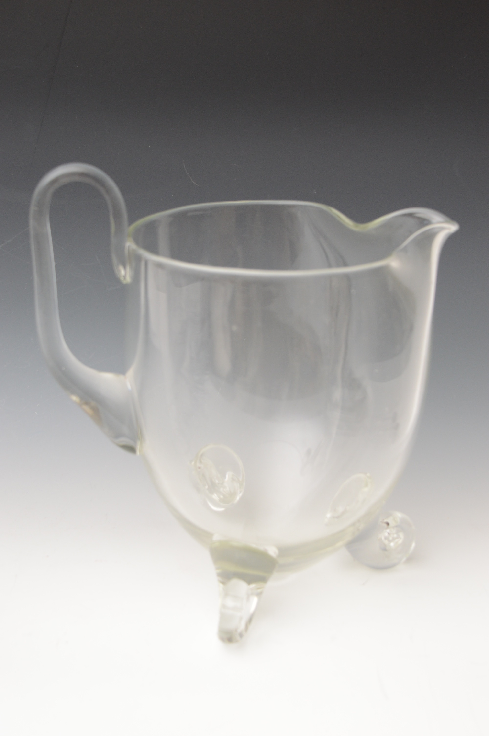 Clear Glassware and Four Crystal Water Glasses