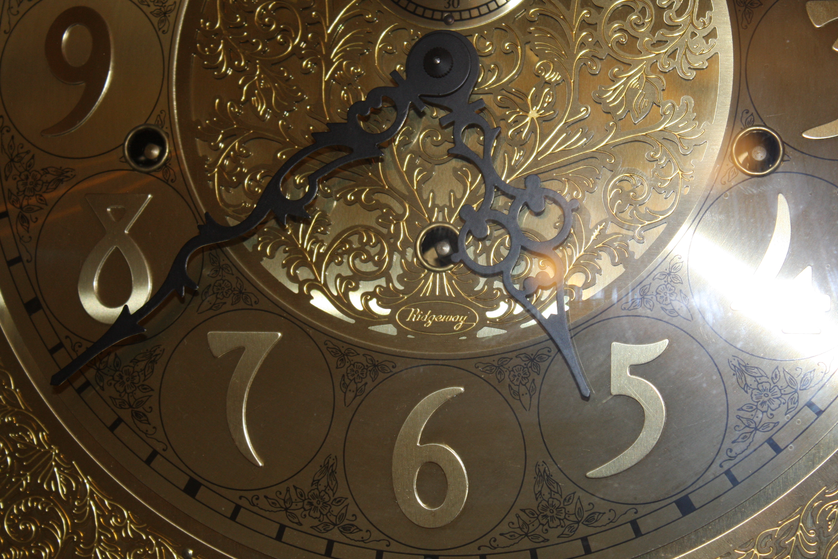 Vintage Ridgeway Chiming Grandfather Clock