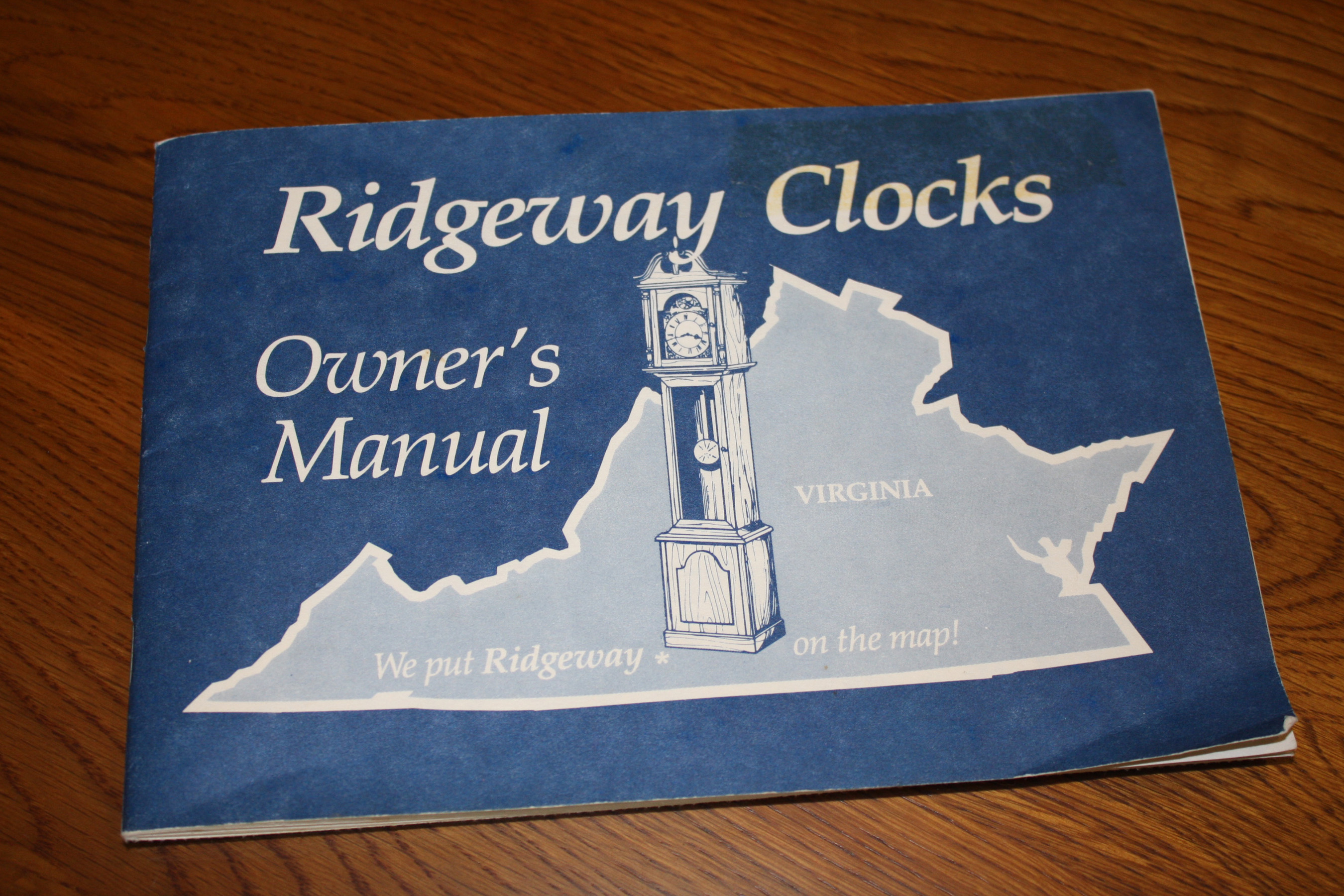 Vintage Ridgeway Chiming Grandfather Clock