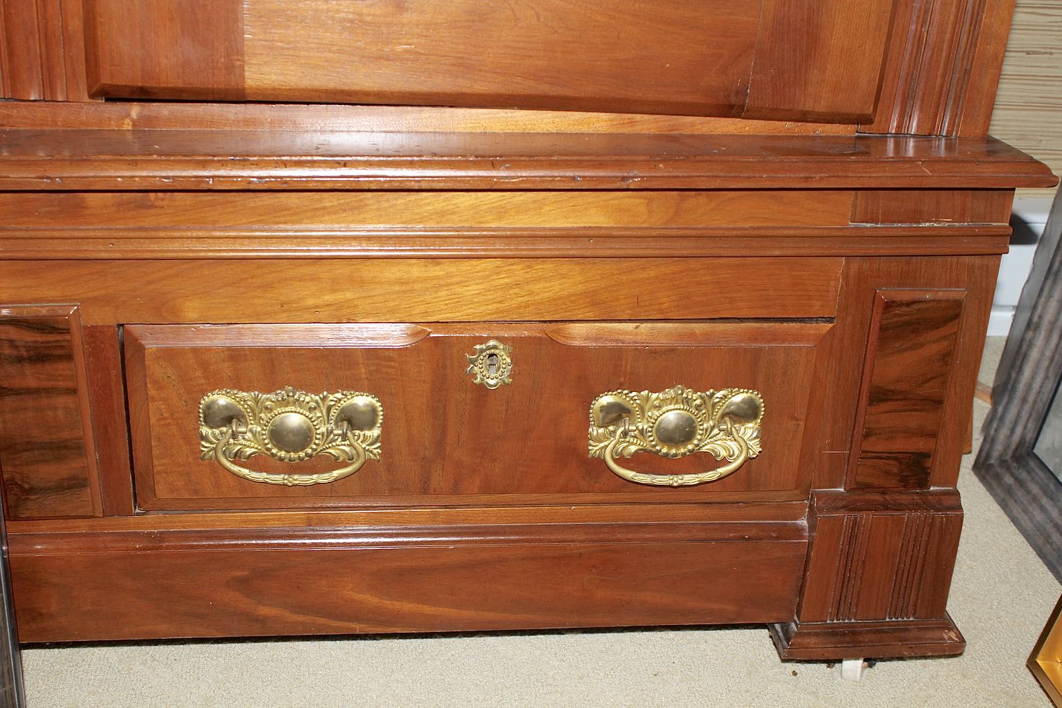 Antique Victorian Mahogany Armoire