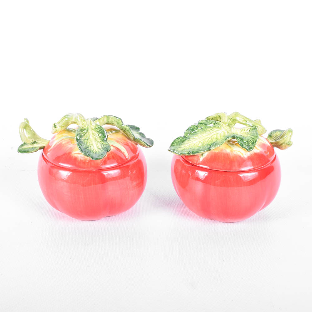 Fitz and Floyd  "Le Marché" Cream and Sugar Sets