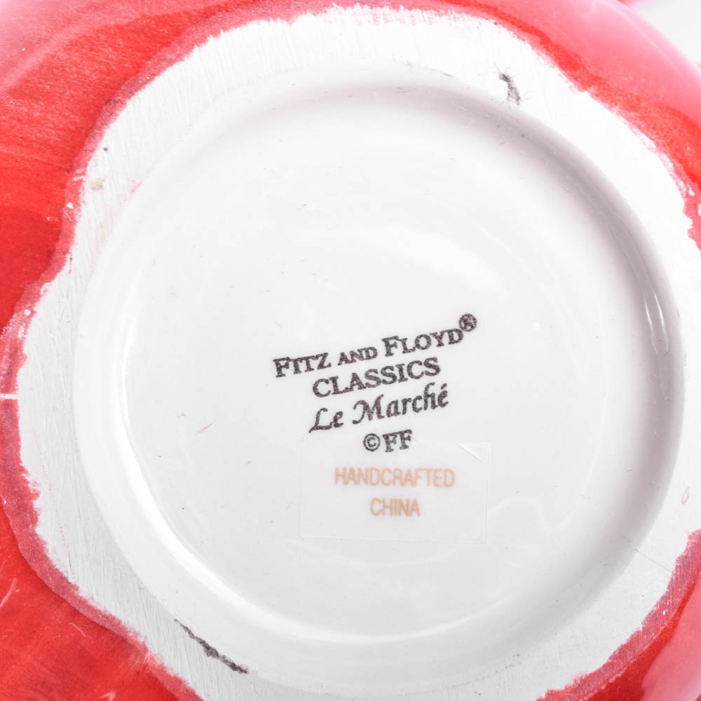 Fitz and Floyd  "Le Marché" Cream and Sugar Sets