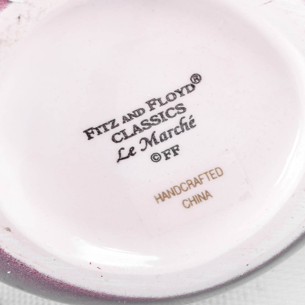 Fitz and Floyd  "Le Marché" Cream and Sugar Sets