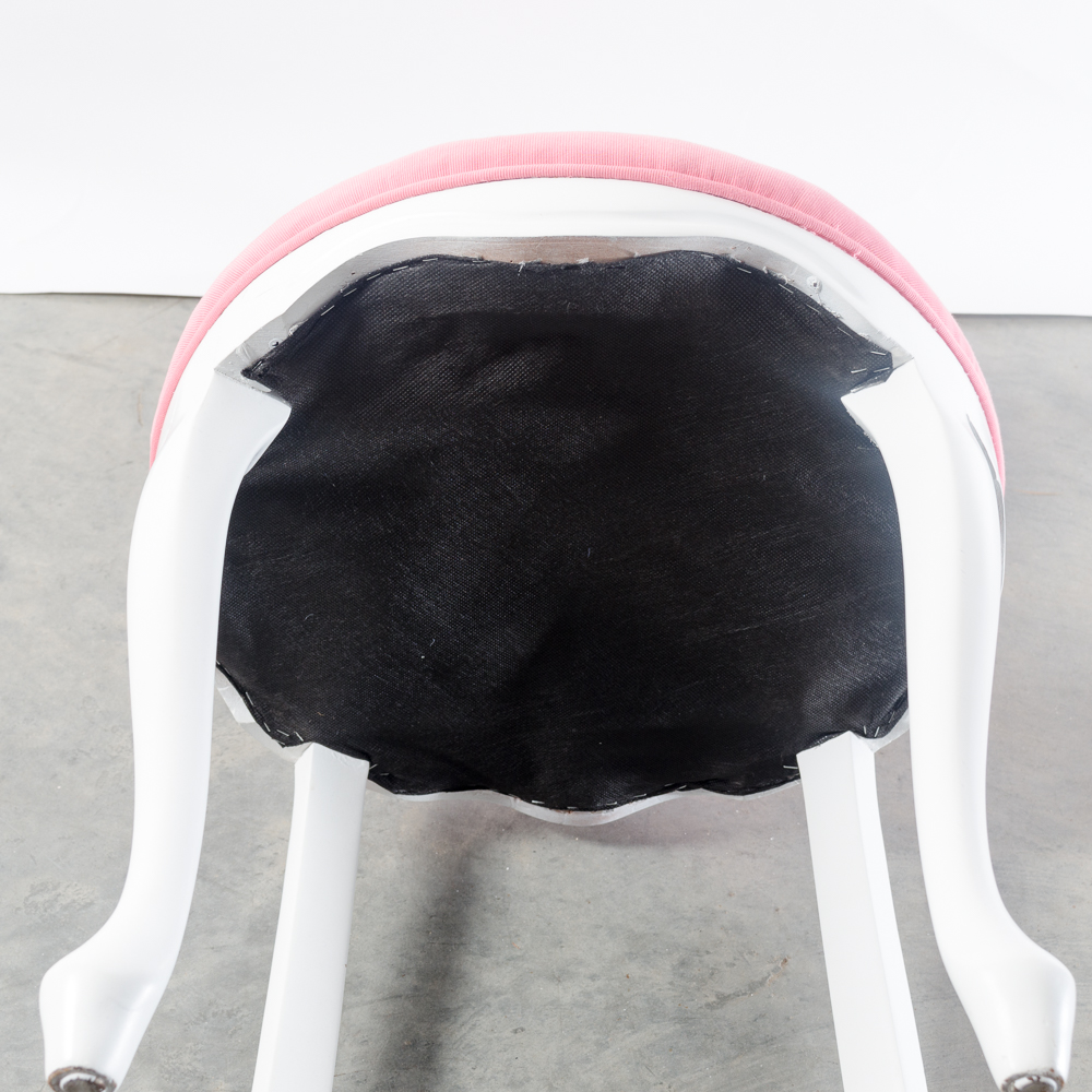 Victorian Style White Painted Side Chair