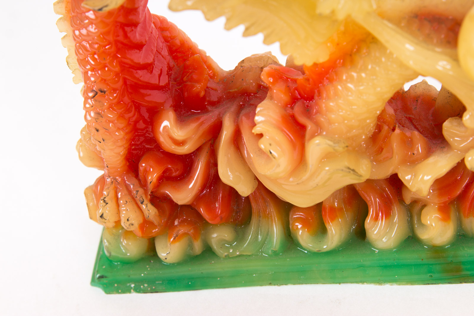 Chinese Inspired Dragon Resin Sculptures