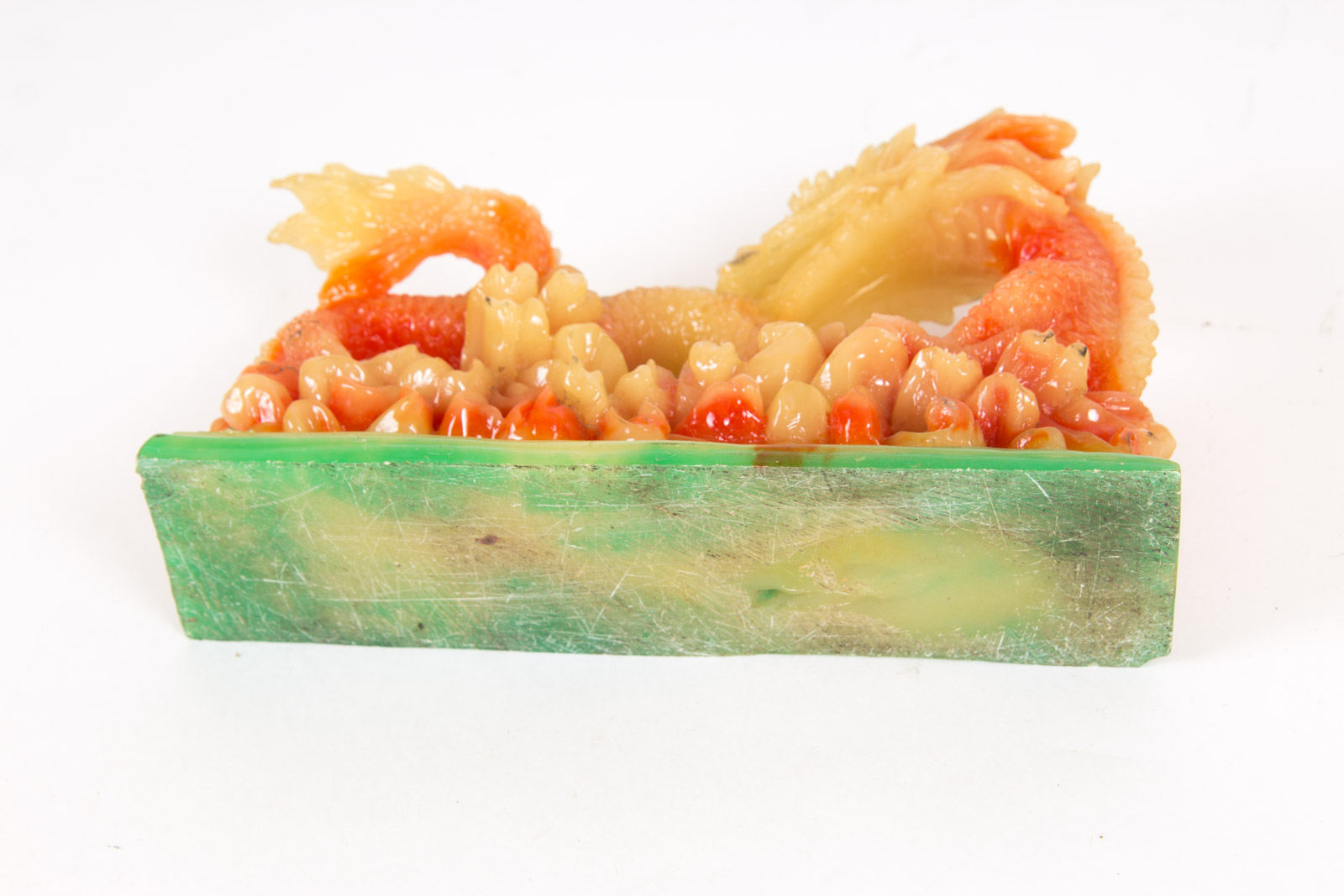 Chinese Inspired Dragon Resin Sculptures