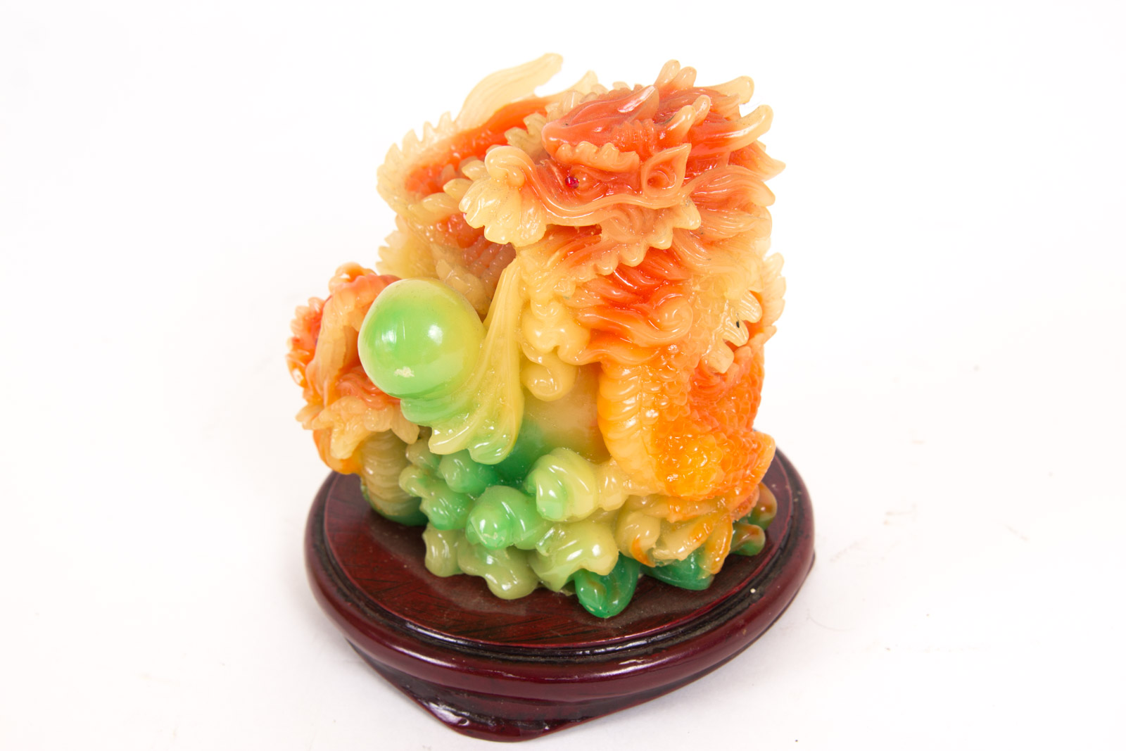 Chinese Inspired Dragon Resin Sculptures