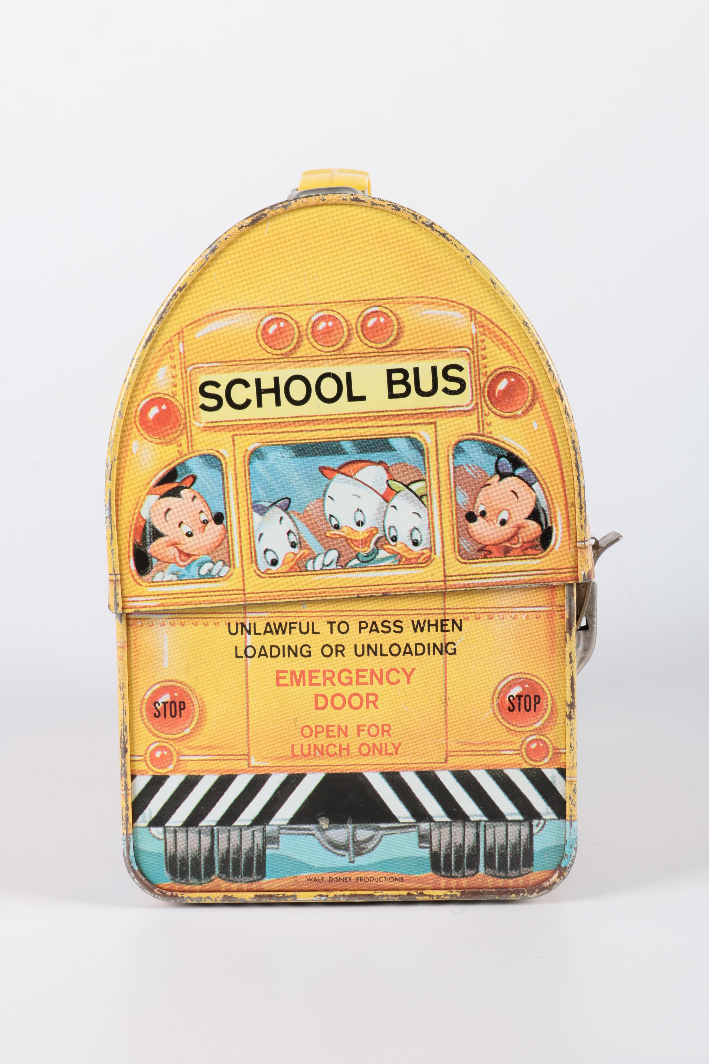 Aladdin Walt Disney School Bus Lunch Box