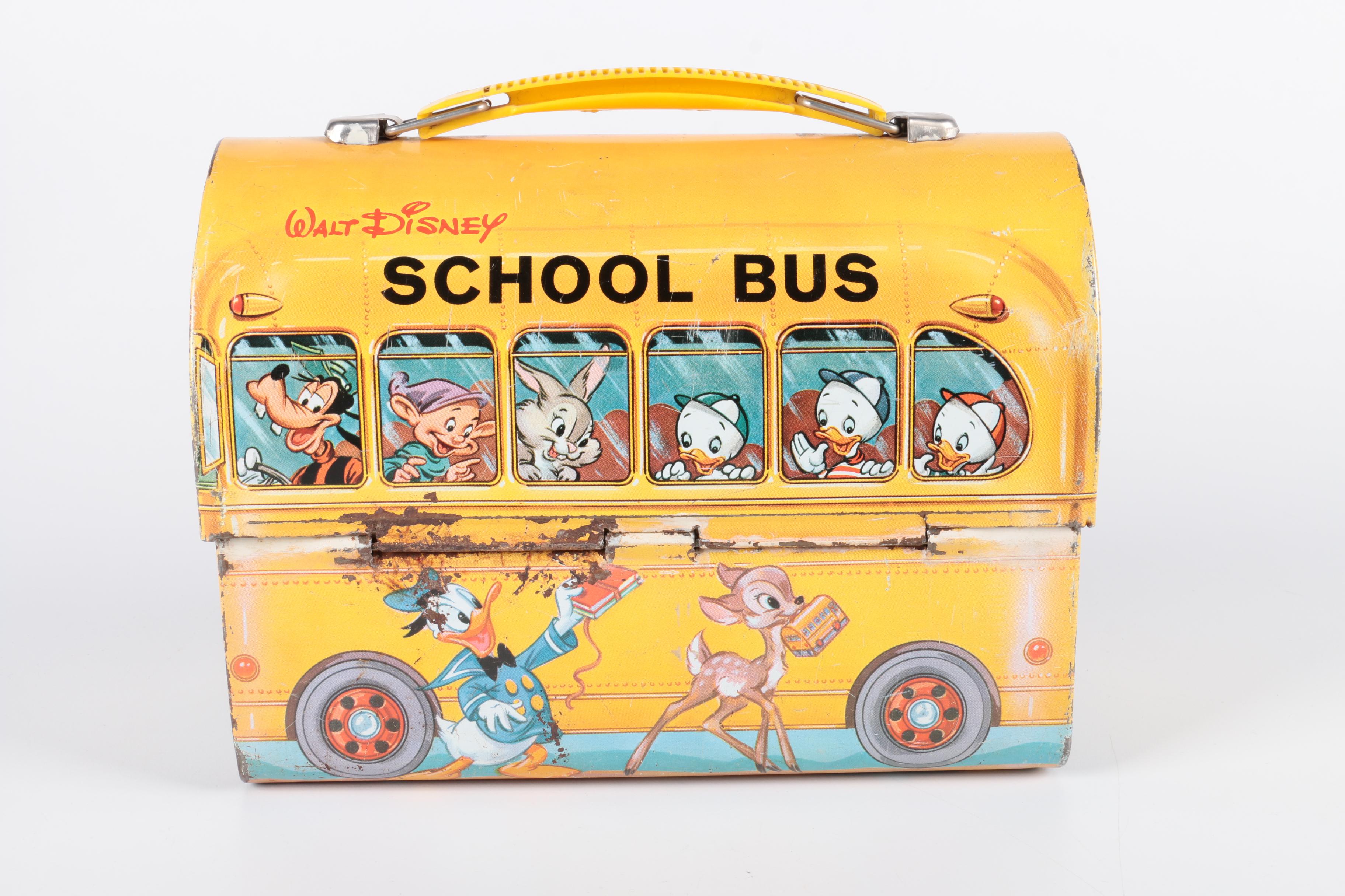 Aladdin Walt Disney School Bus Lunch Box