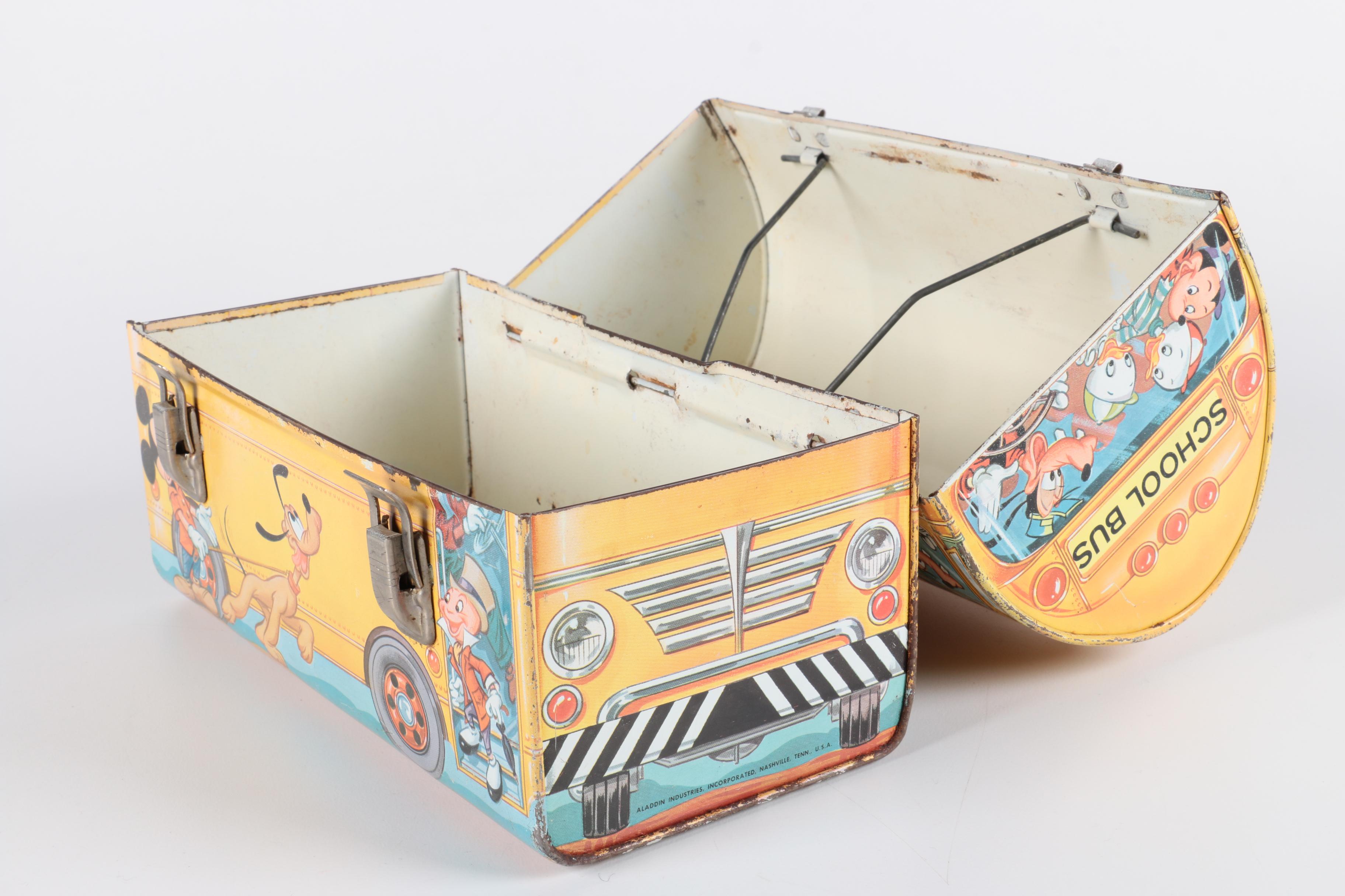 Aladdin Walt Disney School Bus Lunch Box