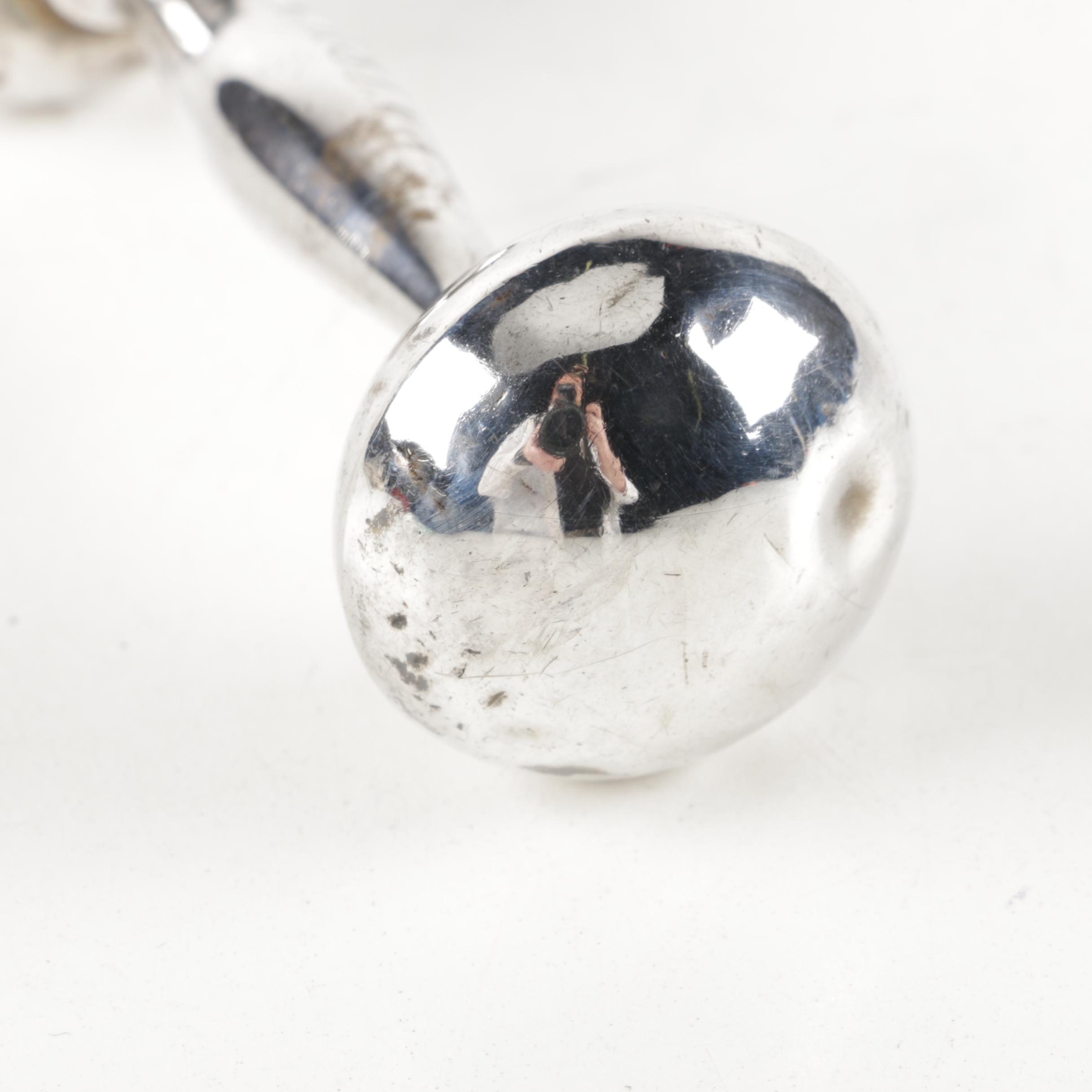 Web Silver Company Sterling Silver Baby Rattle