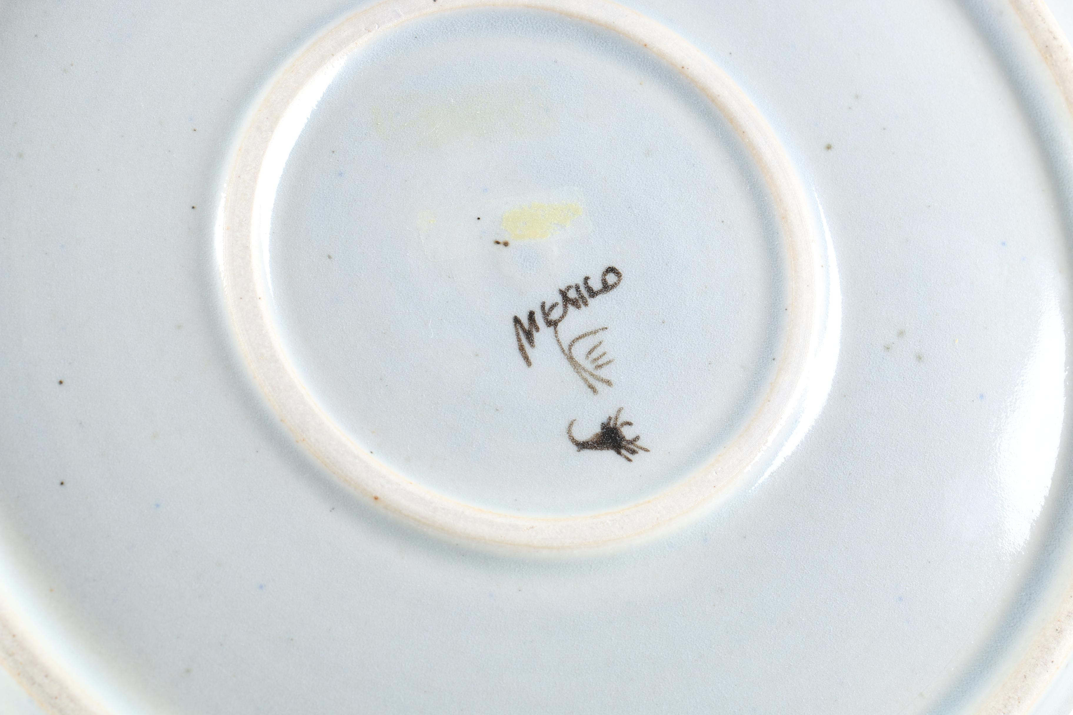 Ken Edwards Mexican Pottery with a Nature Motif