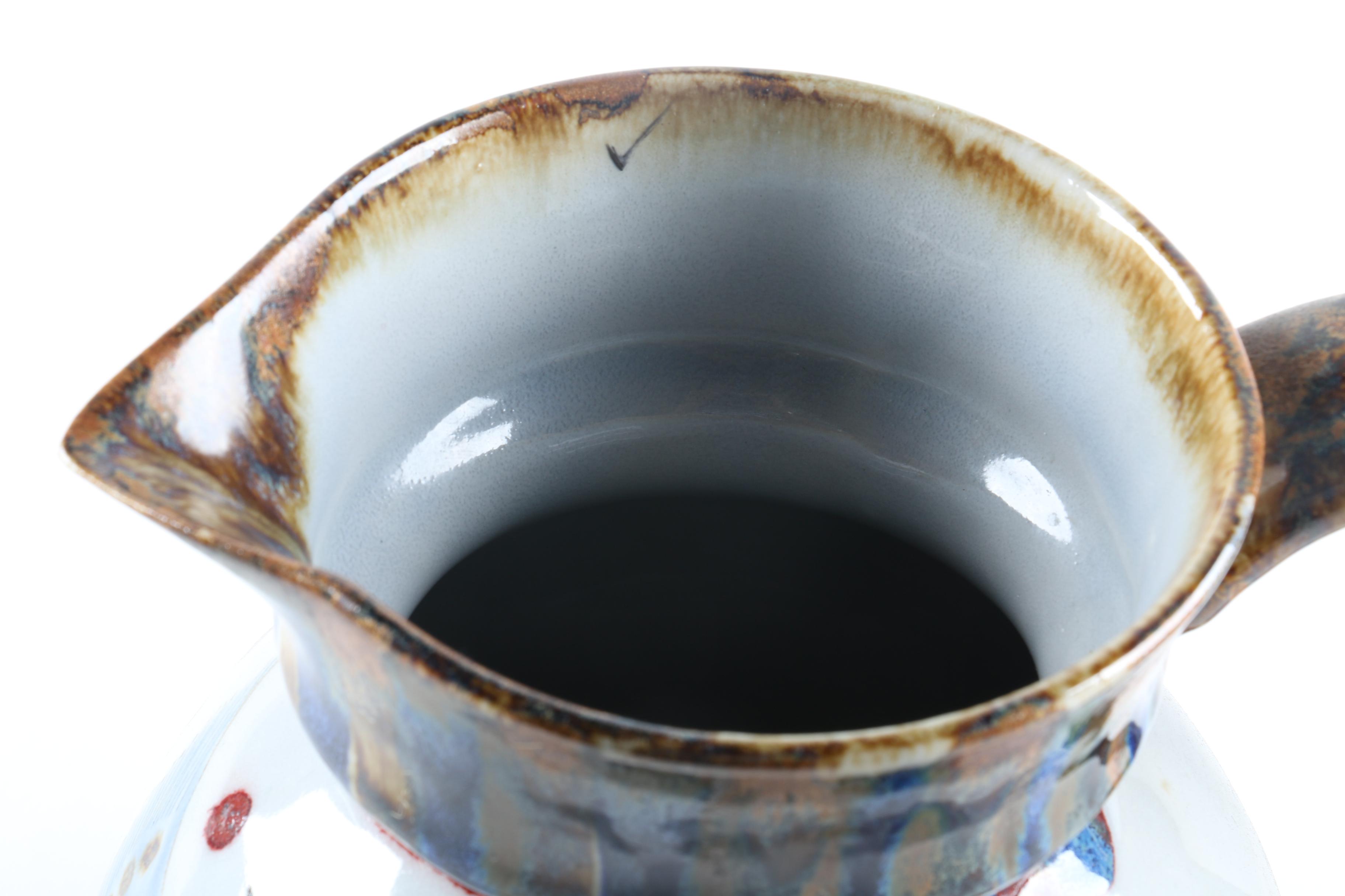 Ken Edwards Mexican Pottery with a Nature Motif