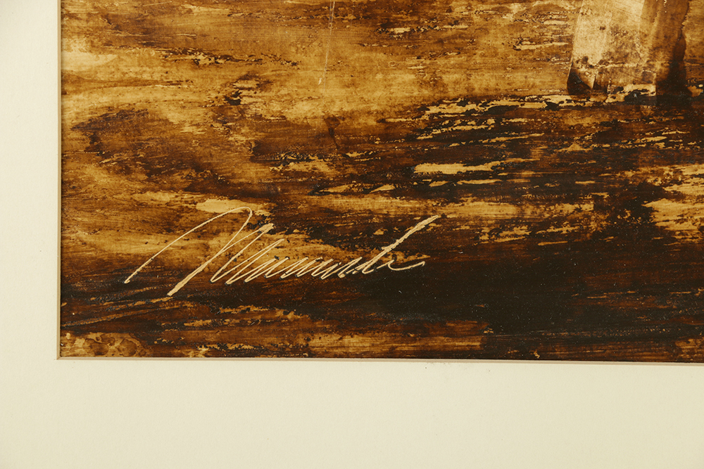 Munuch Painting of Sailing Ships