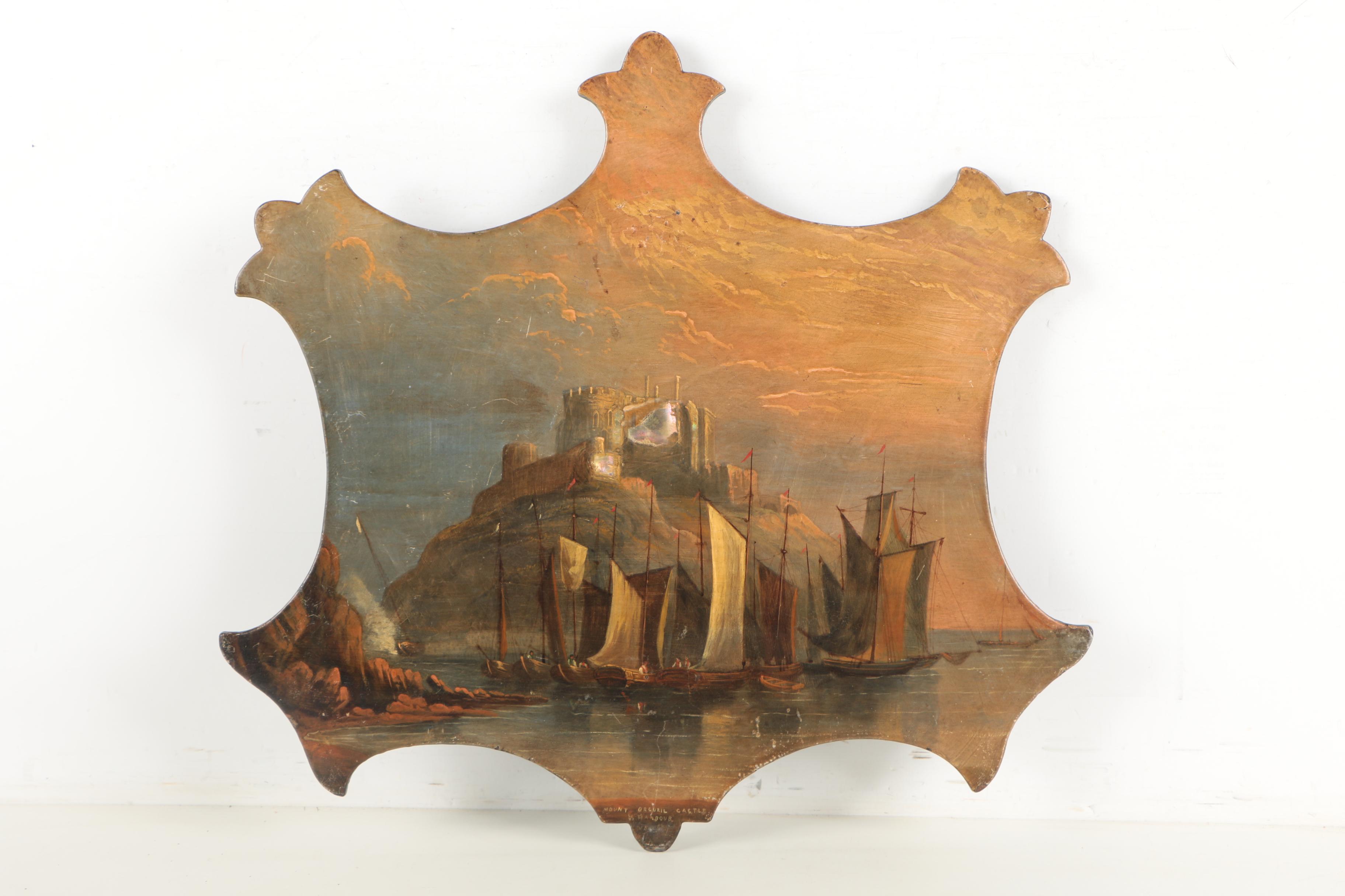 Pair of Oil Paintings on Decorative Wooden Panels