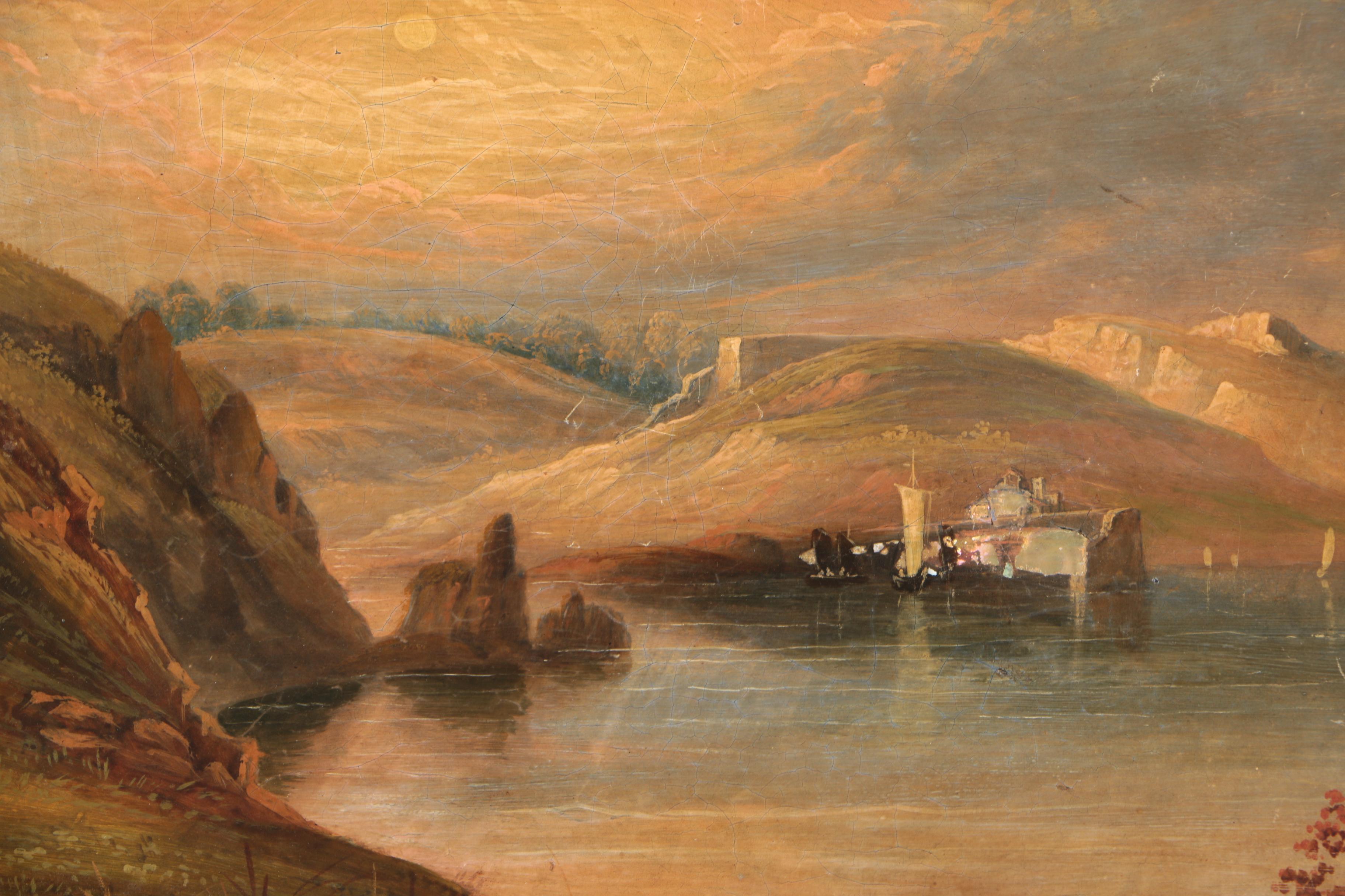 Pair of Oil Paintings on Decorative Wooden Panels