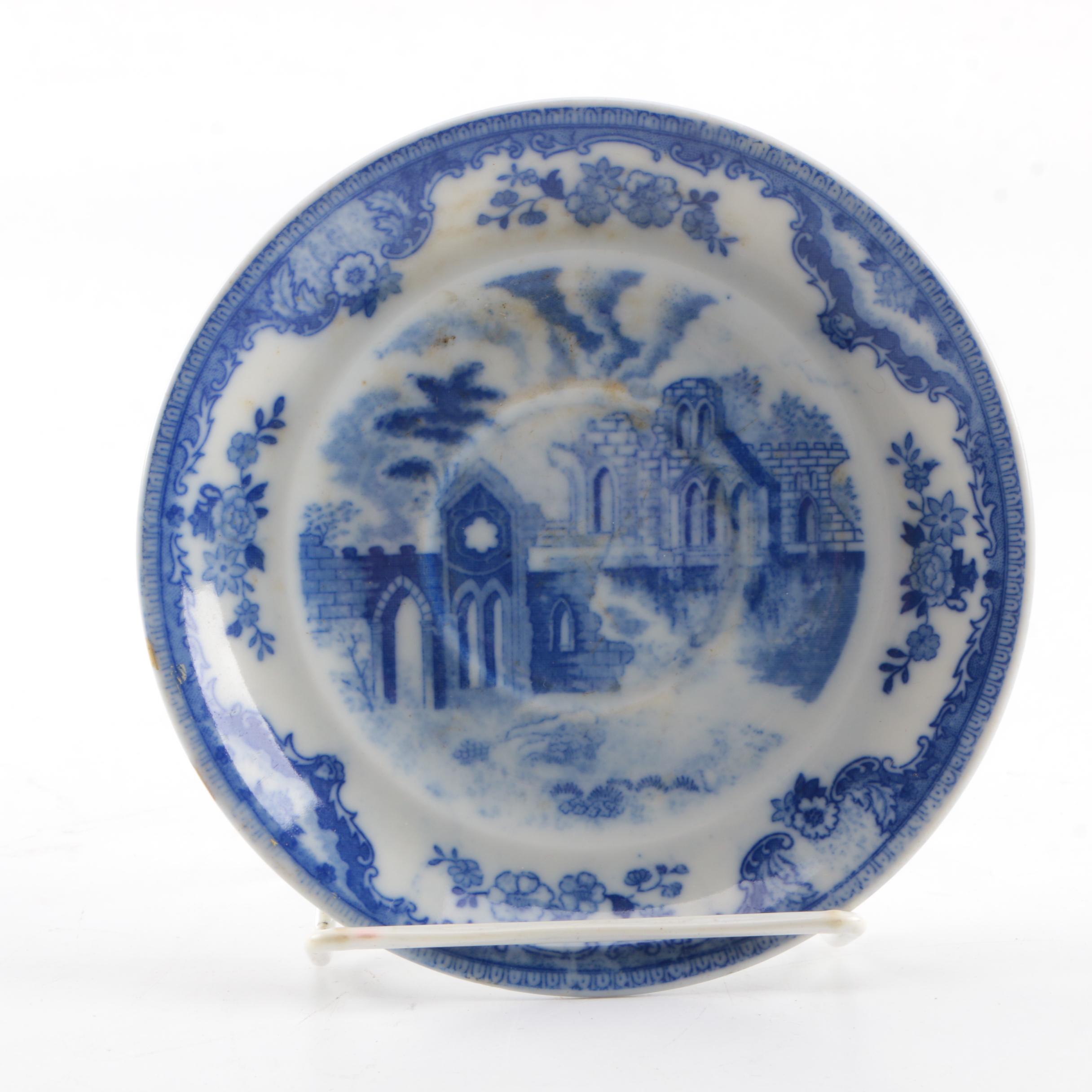 Blue and White Ceramic Tableware including Maruta