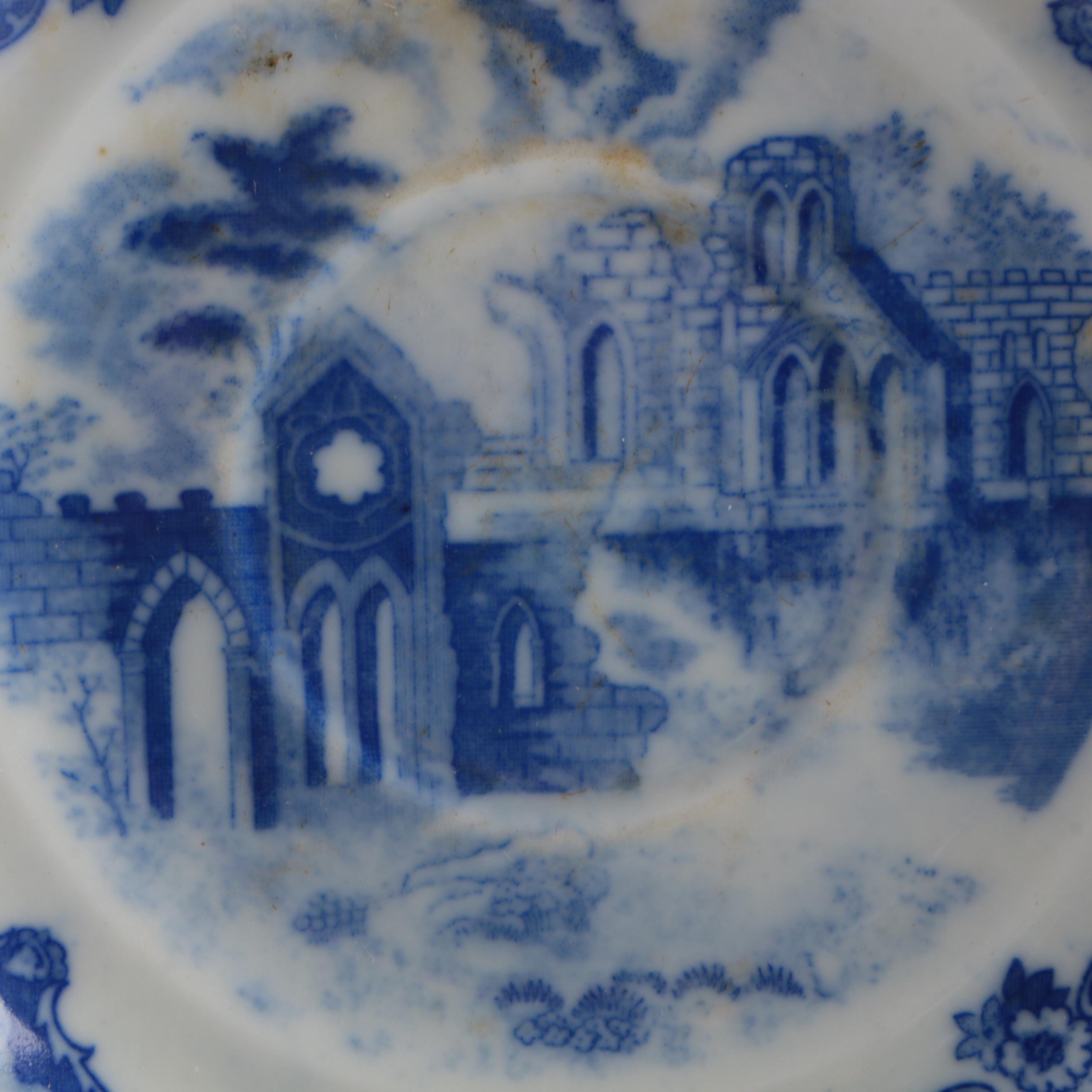 Blue and White Ceramic Tableware including Maruta