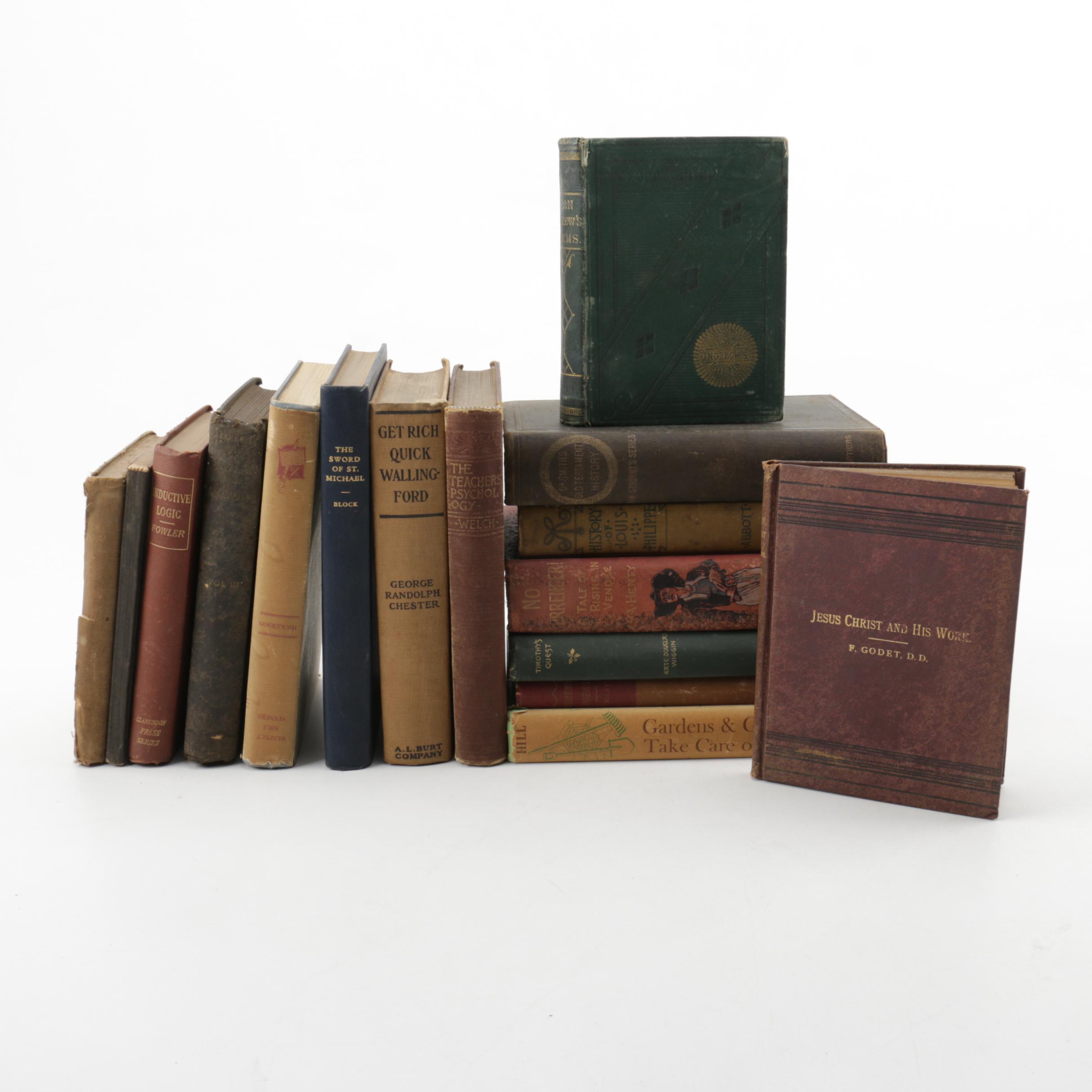 Assorted Hardcover Antique and Vintage Books