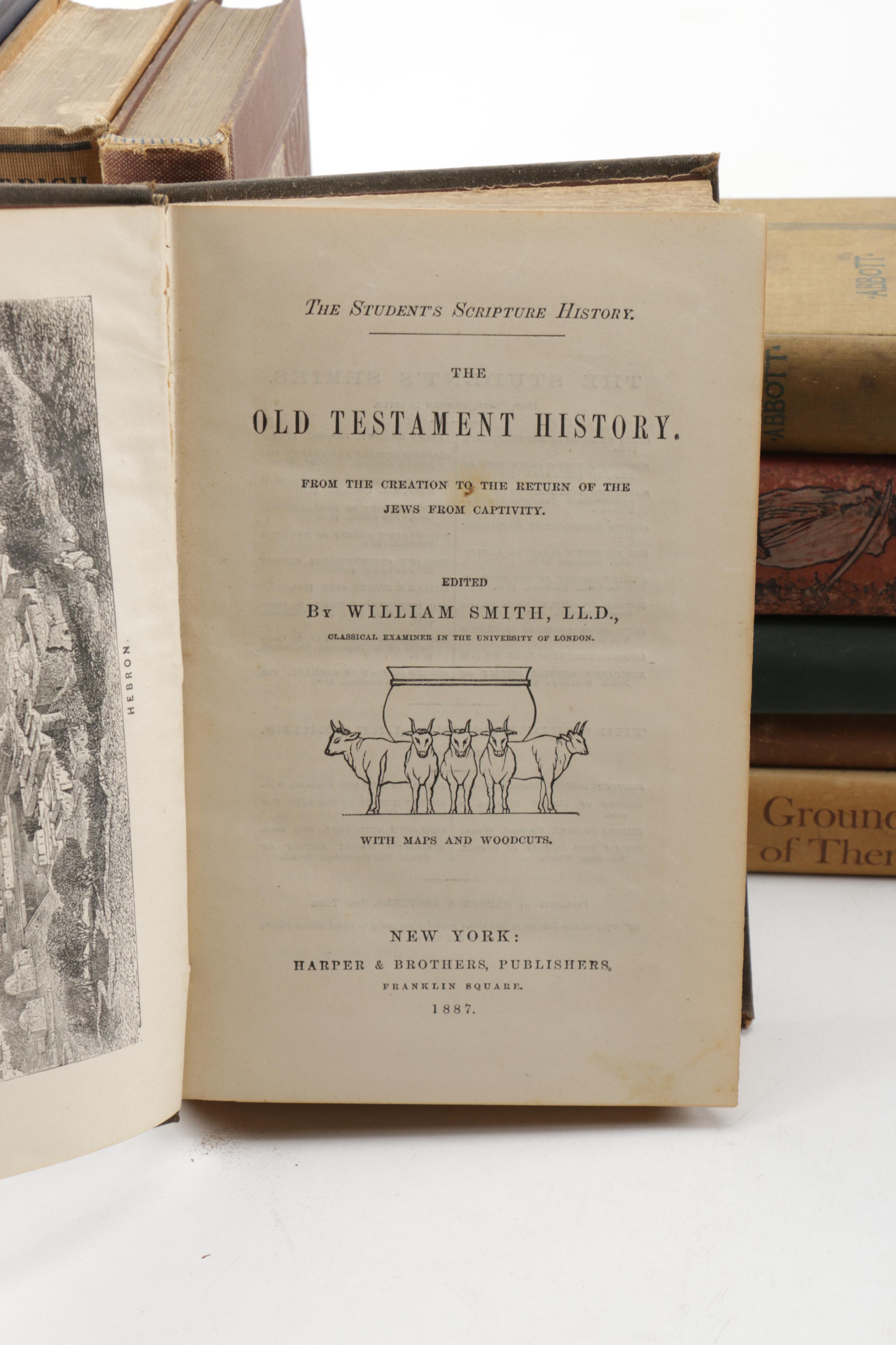 Assorted Hardcover Antique and Vintage Books