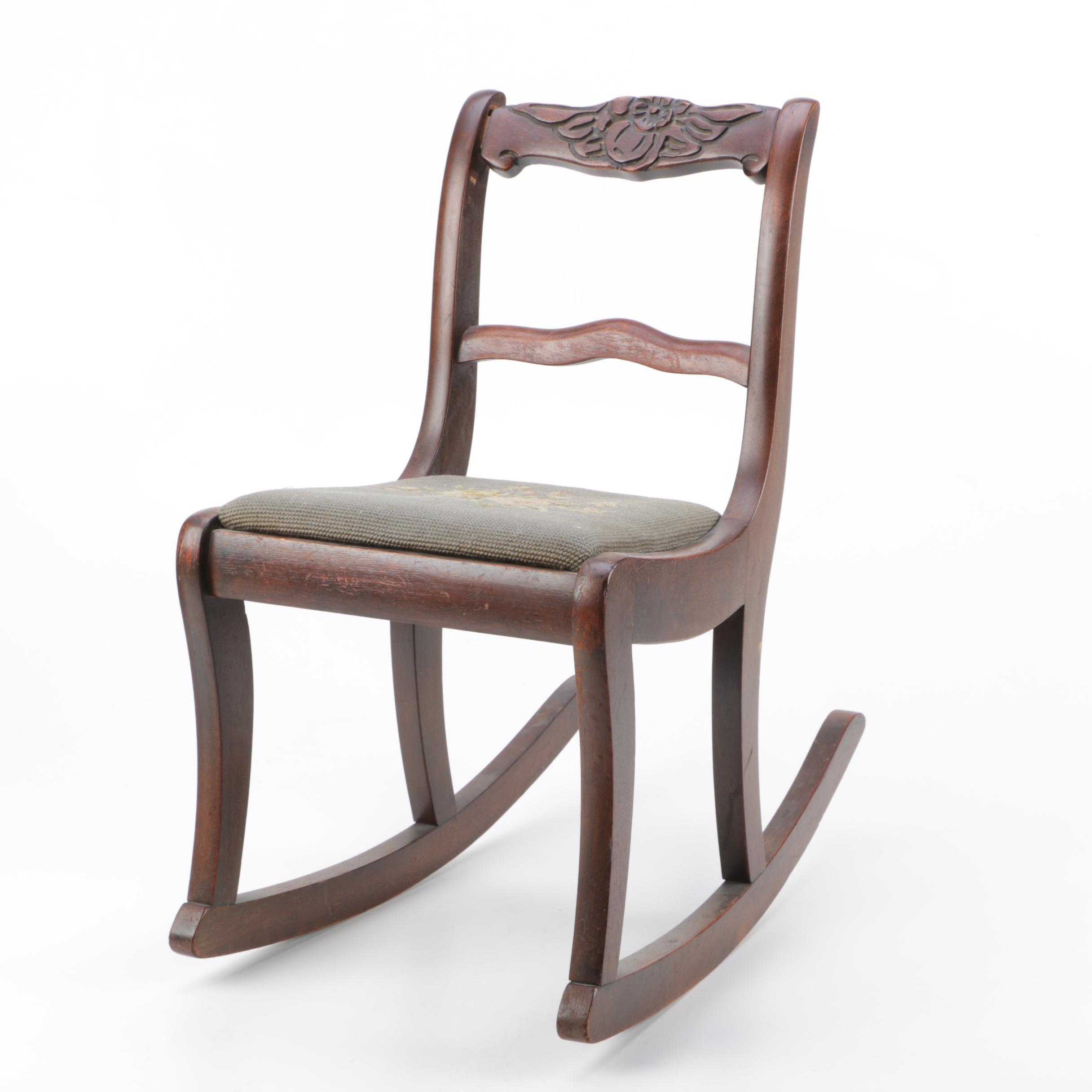 Victorian Style Child's Rocking Chair