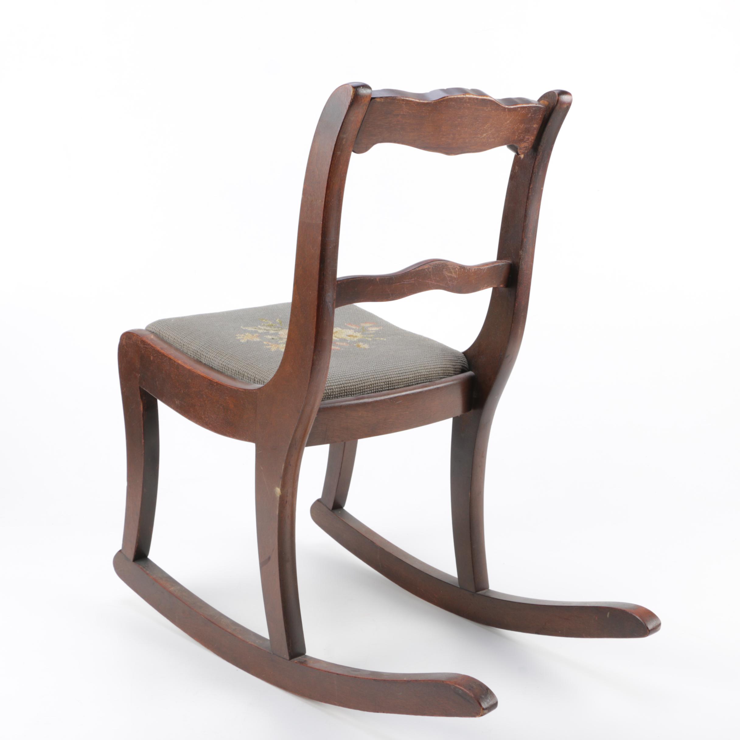 Victorian Style Child's Rocking Chair