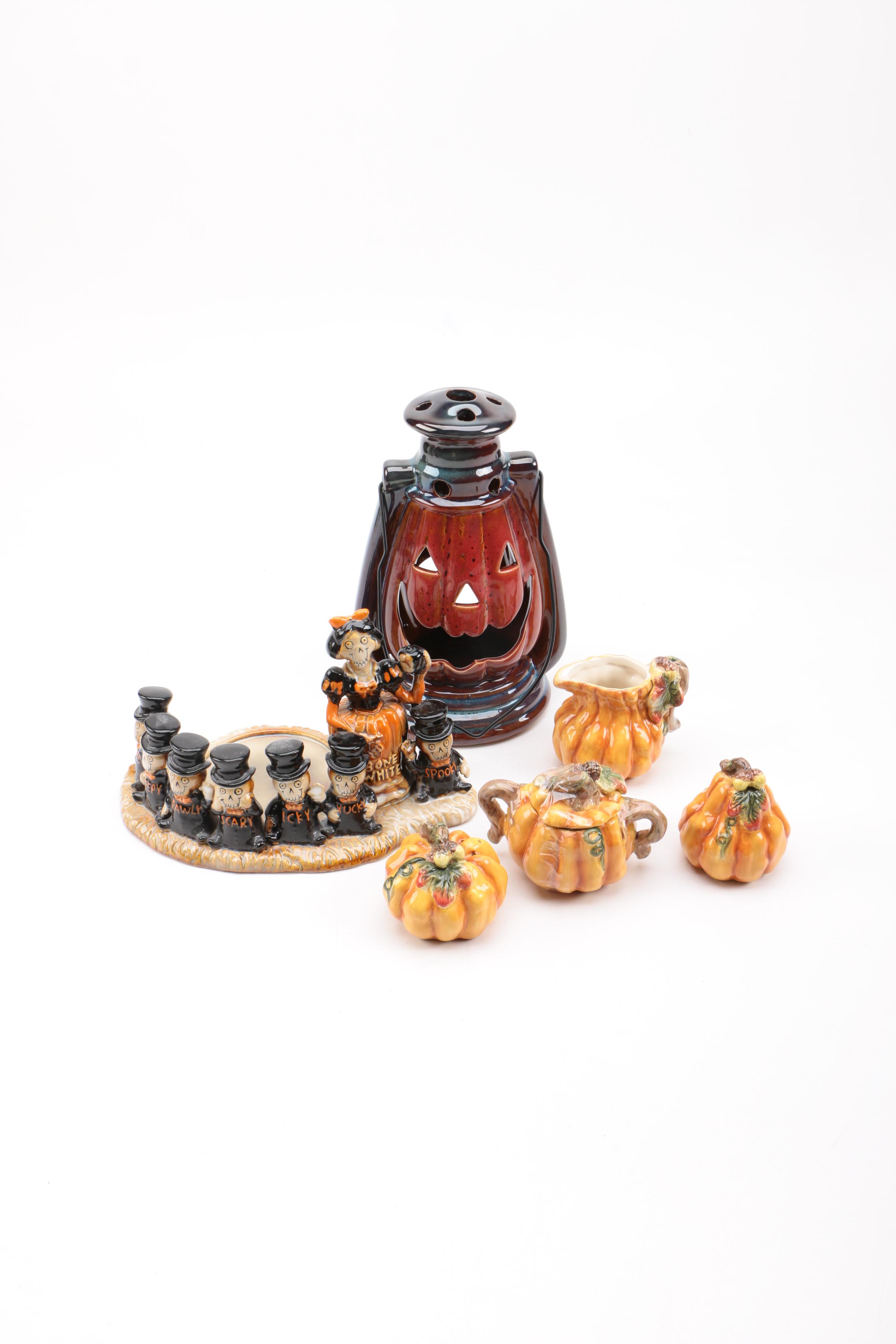 Ceramic Halloween Decor