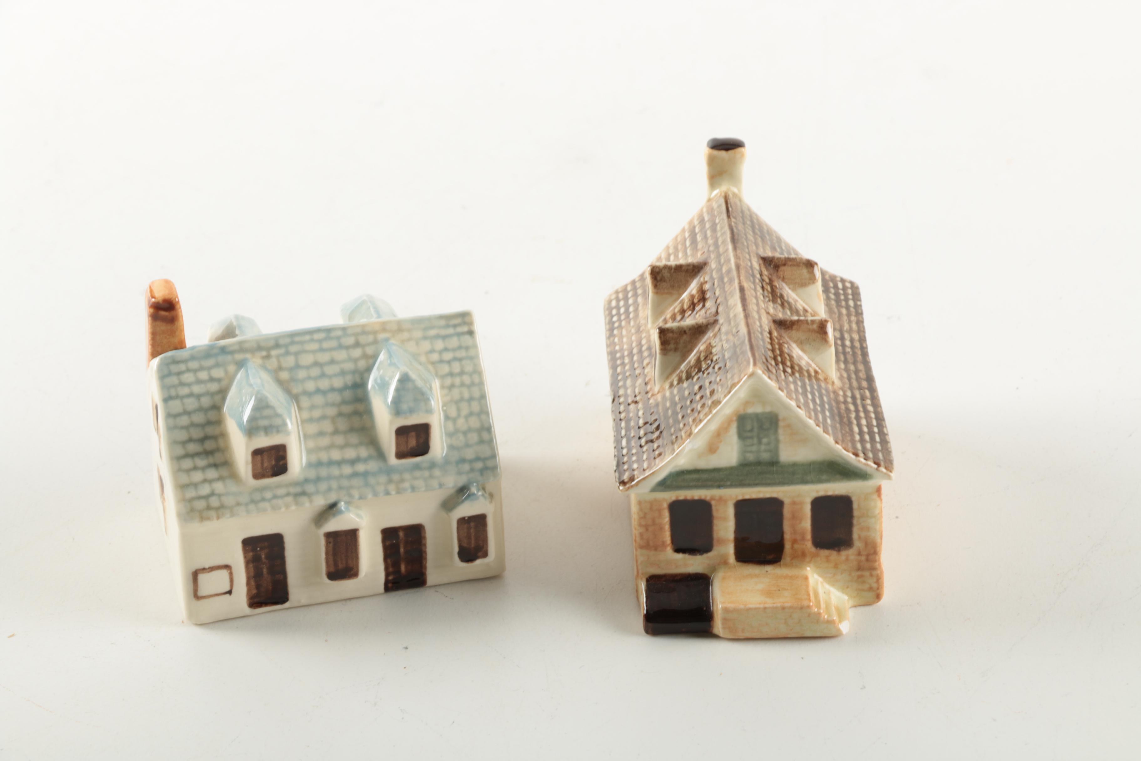 English Ceramic Model Cottages