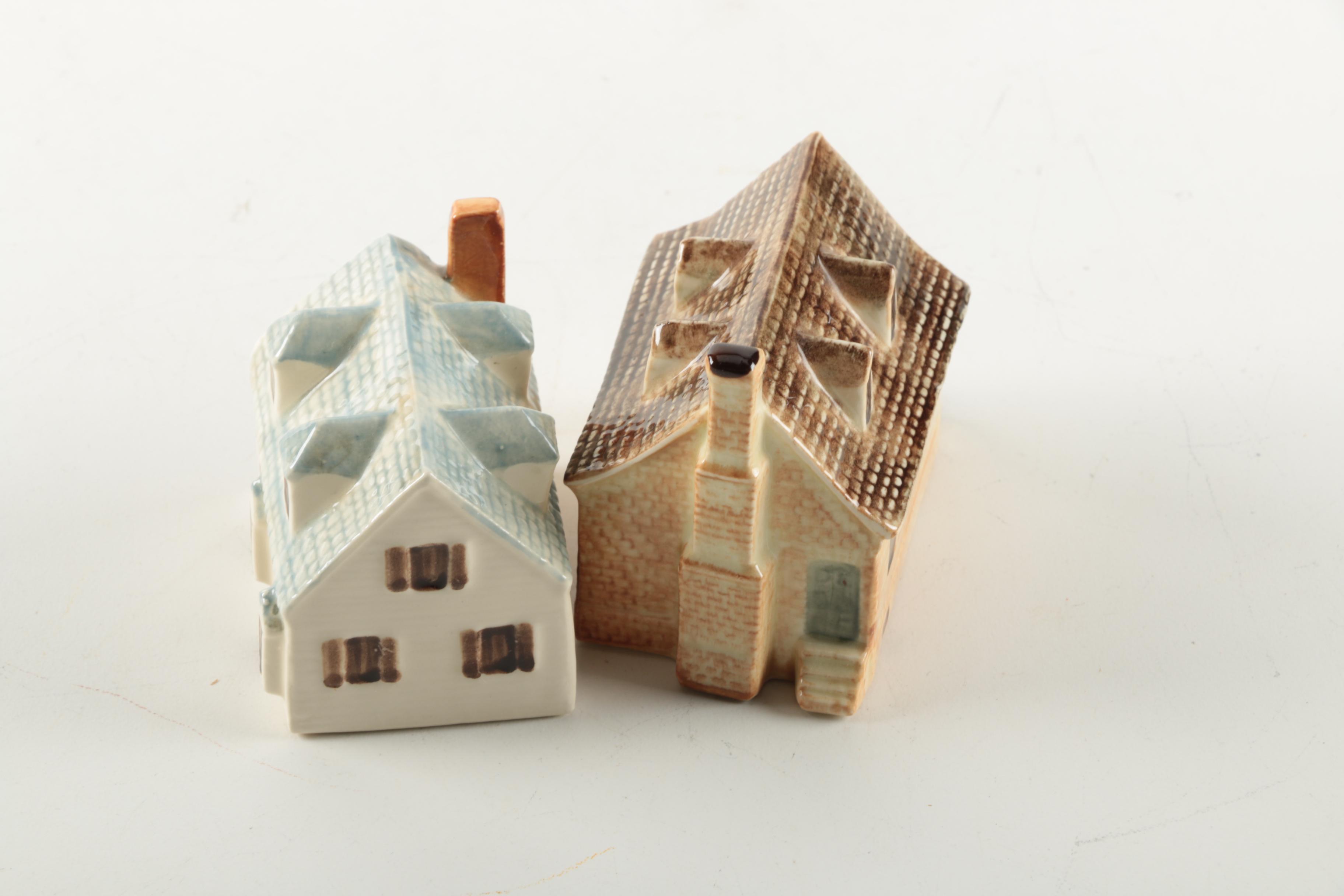 English Ceramic Model Cottages
