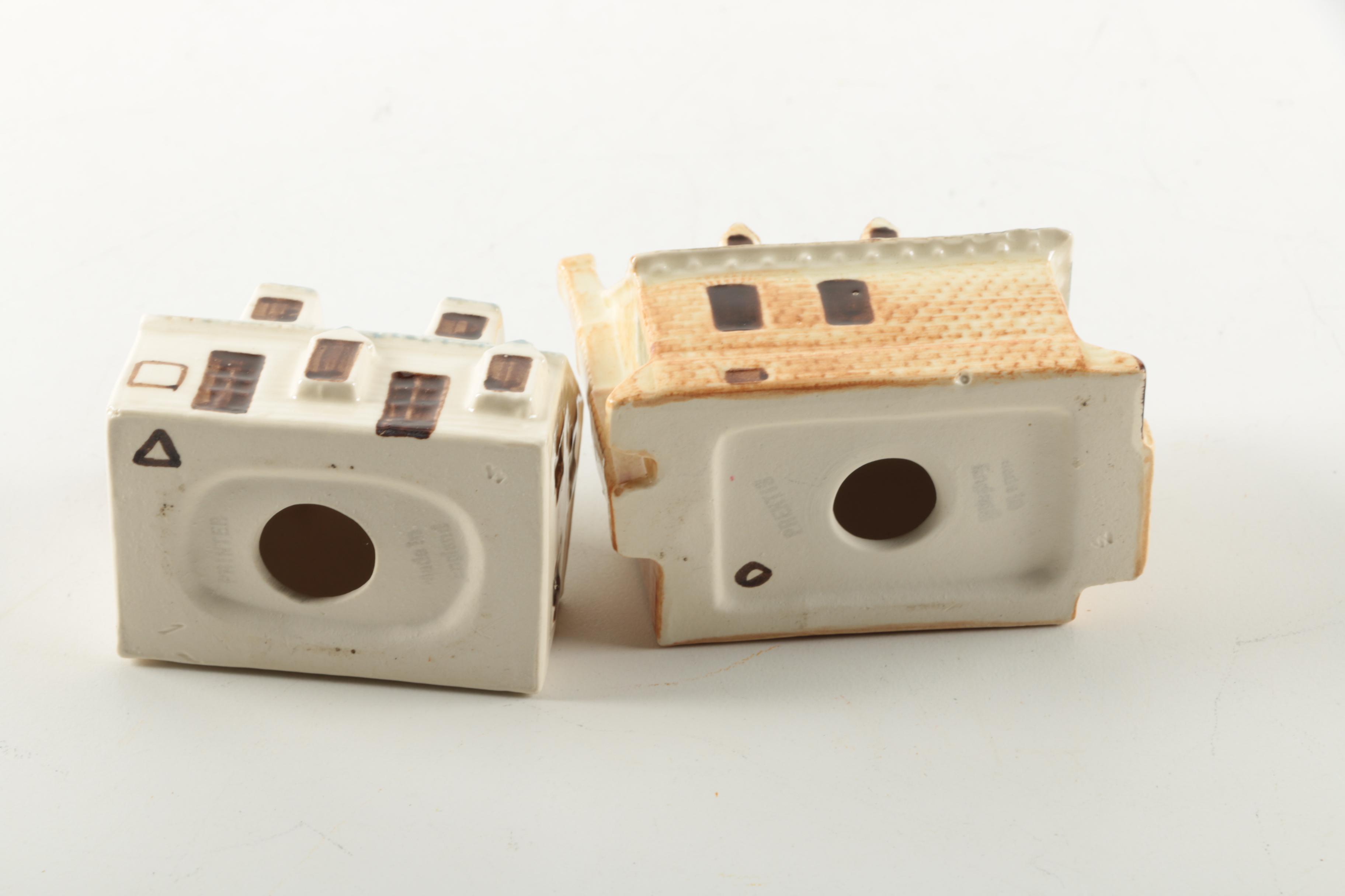 English Ceramic Model Cottages