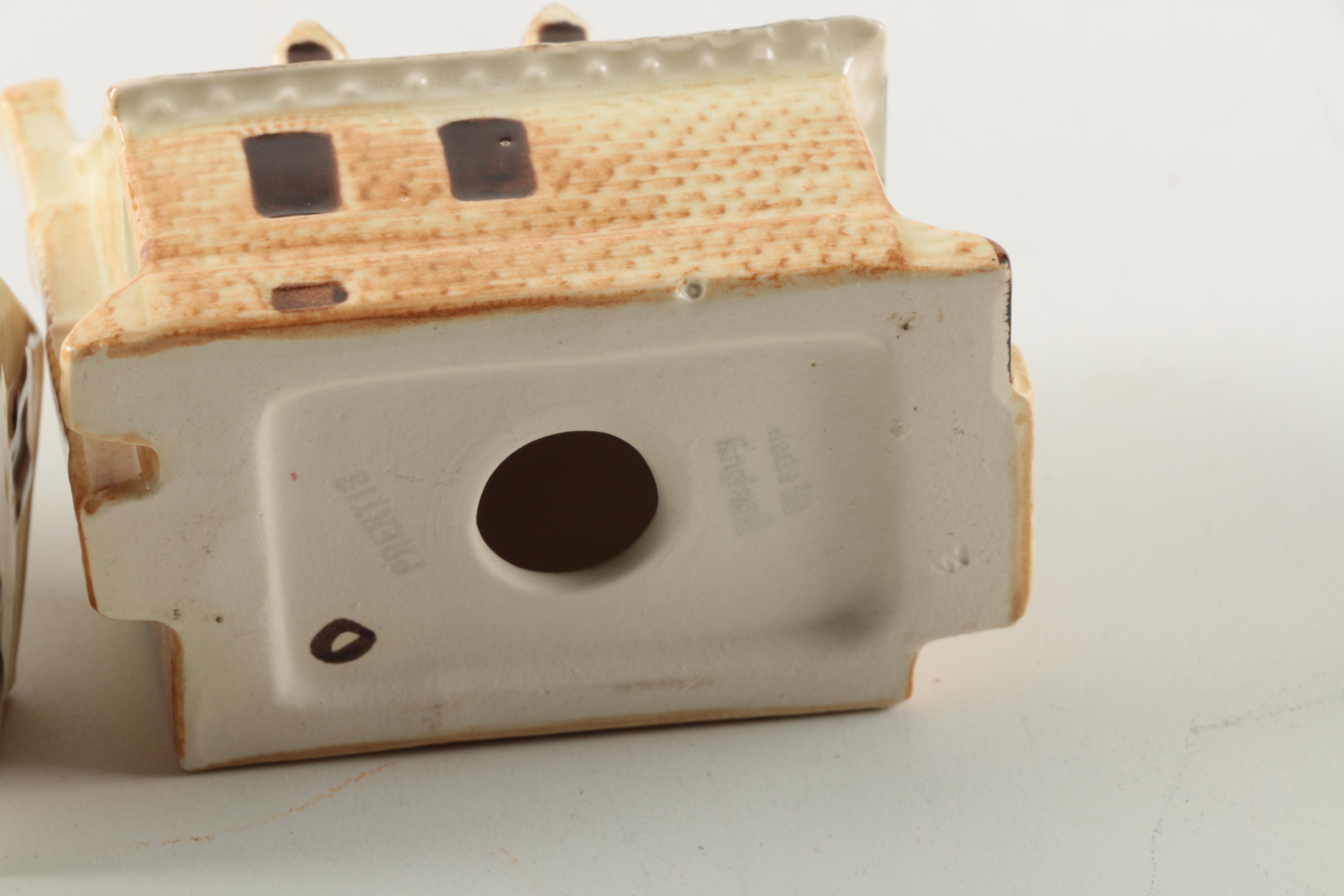 English Ceramic Model Cottages