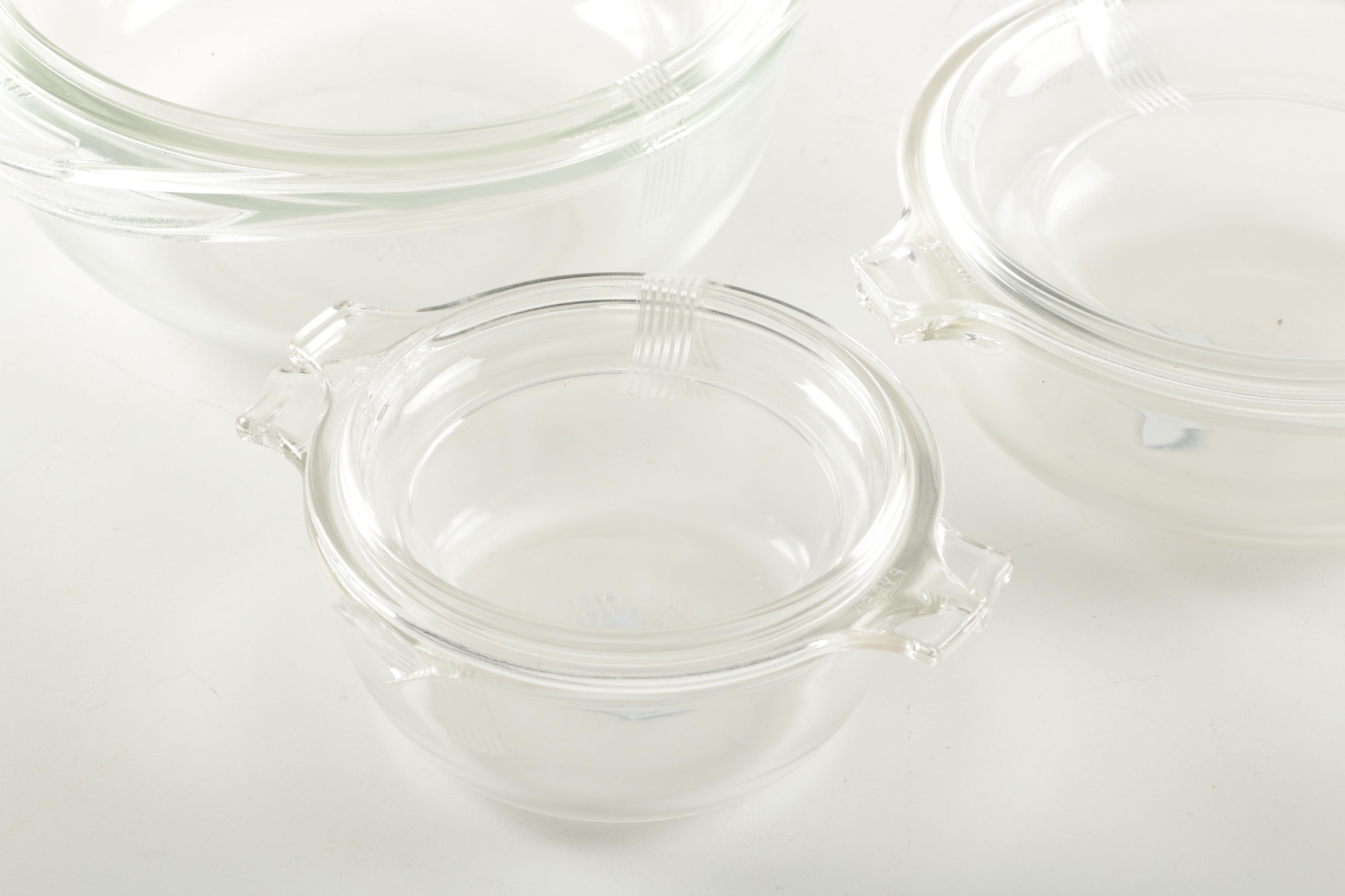 Pyrex Glass Casserole Bowls
