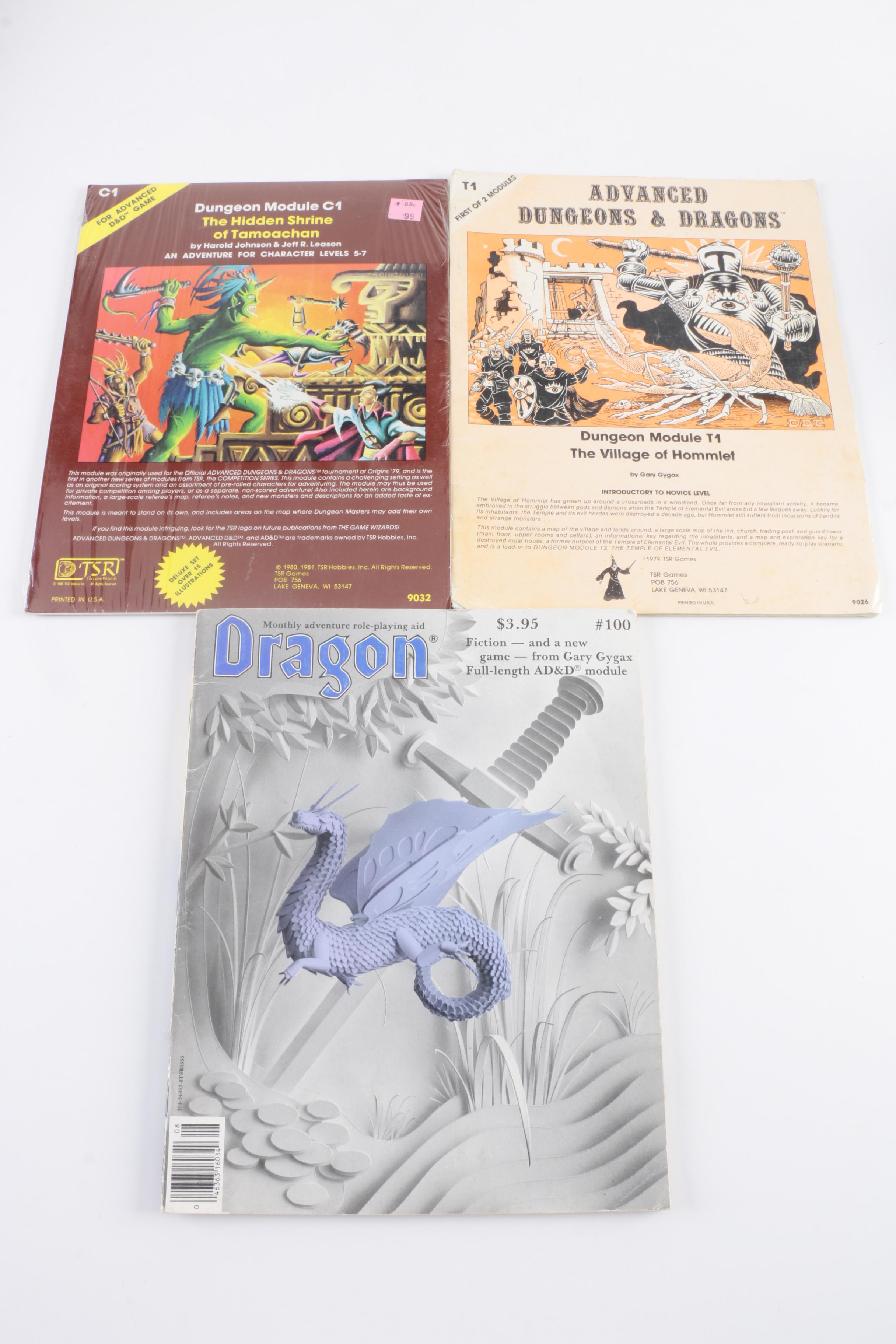 Collection of "Dungeons & Dragons" Books