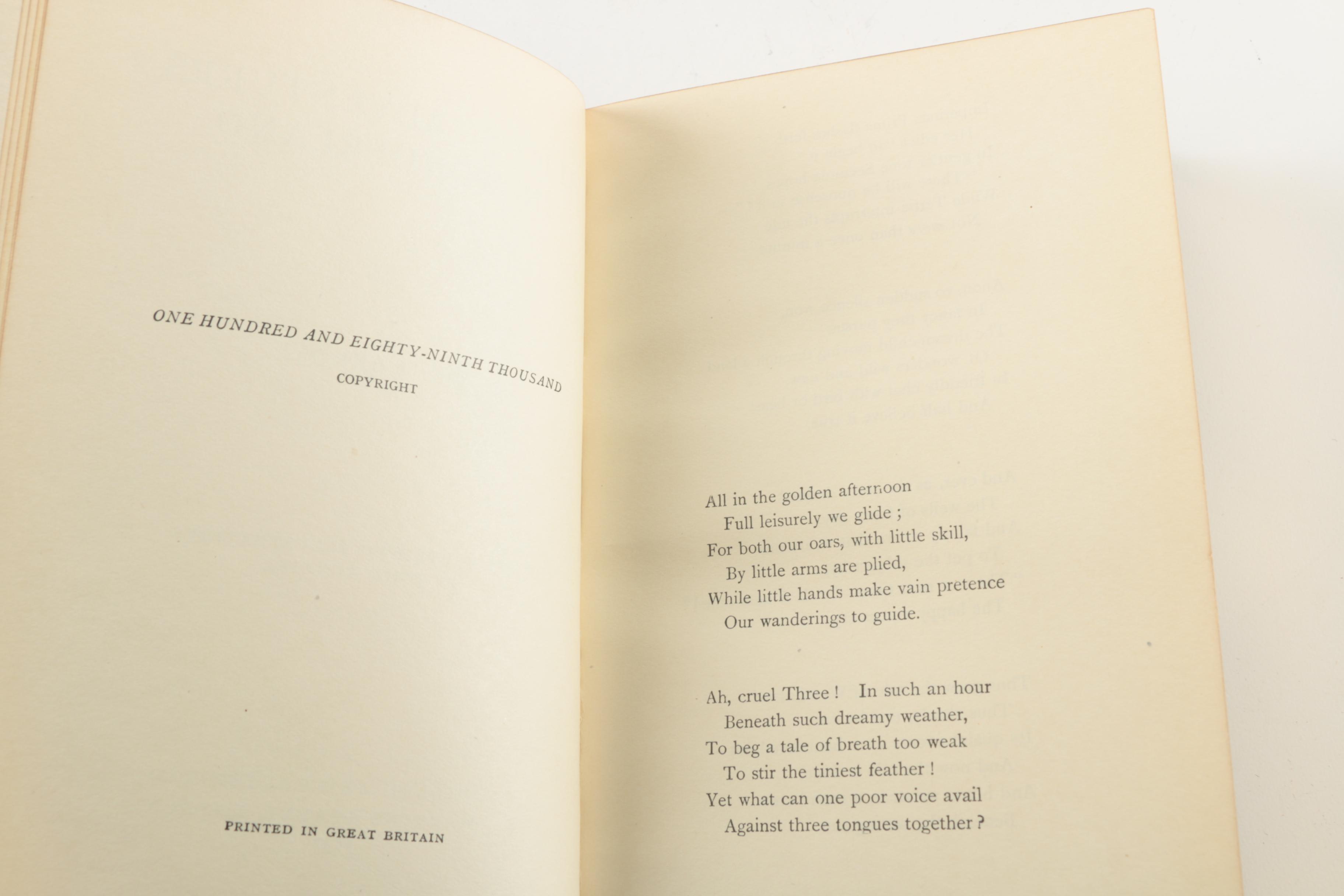 Early-Twentieth-Century Lewis Carroll Books