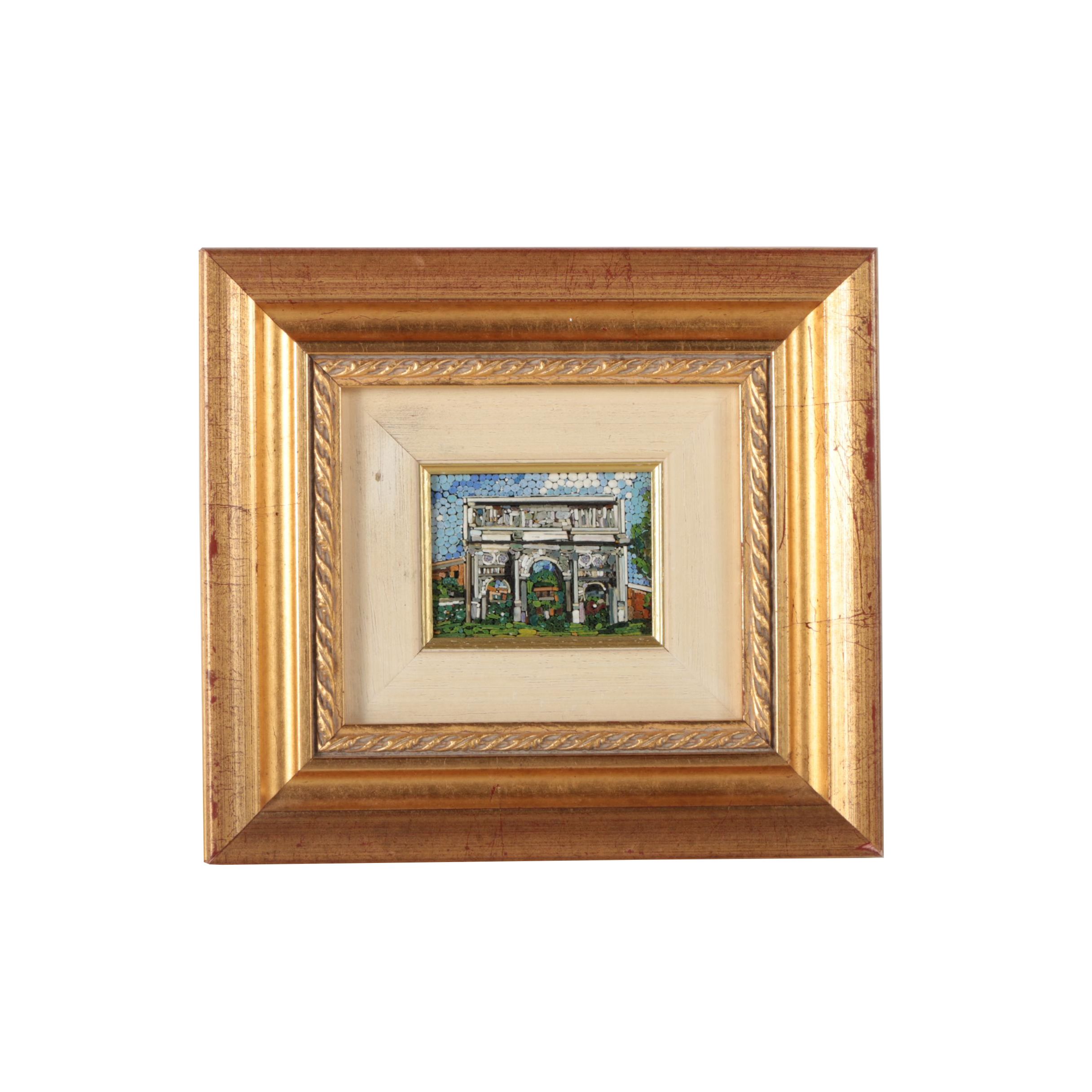 Mixed Media Mosaic of "Arco di Costantino"