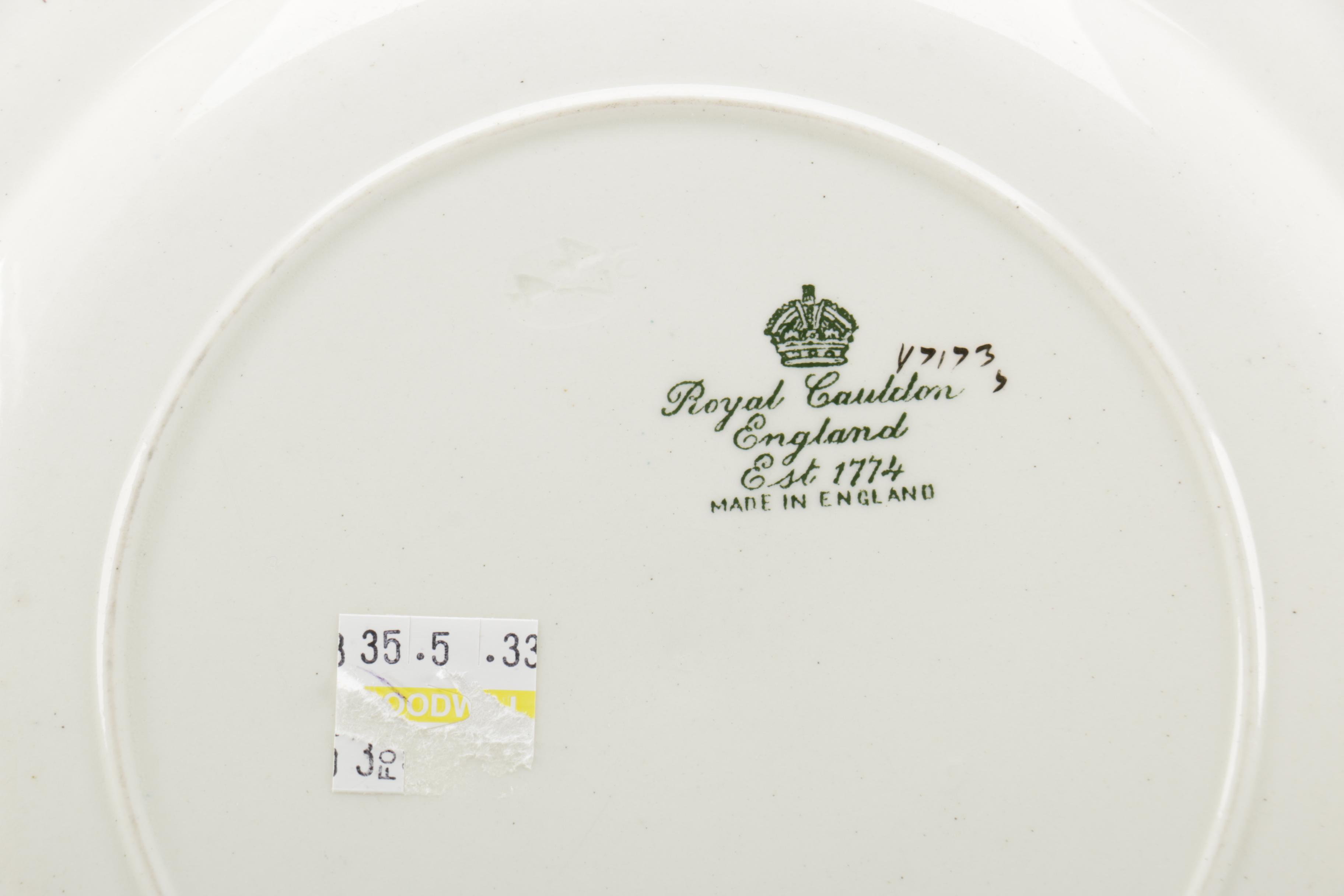 Vintage English Royal Cauldon "Floradora" Plates and Others