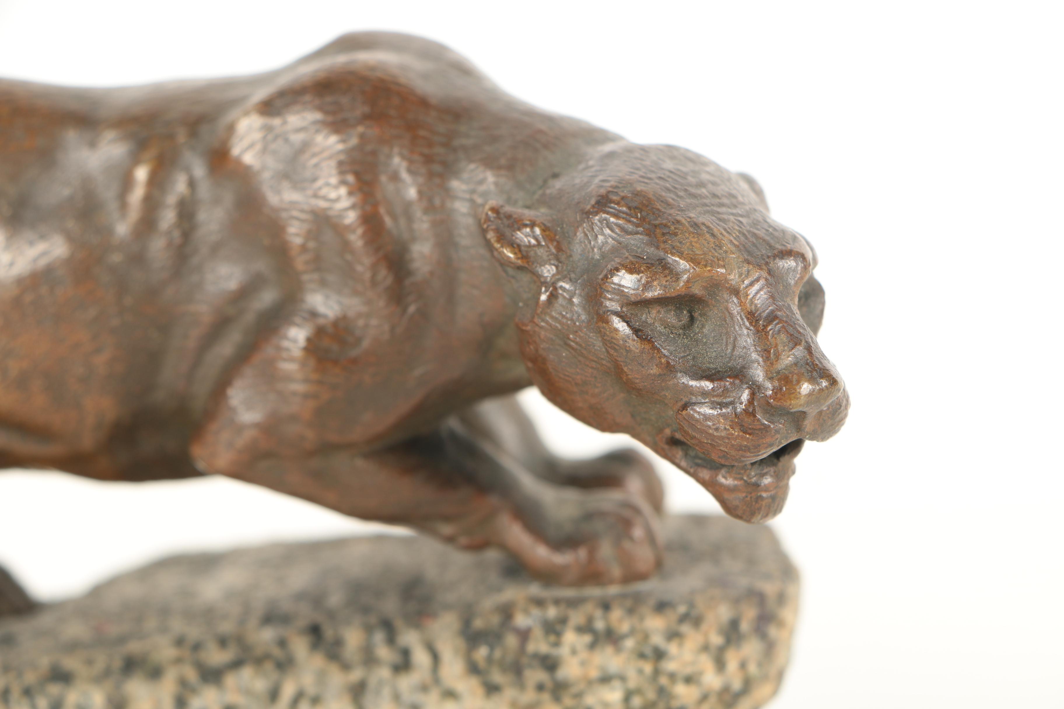 Reproduction Brass Sculpture of Clovis Edmond Masson Panther
