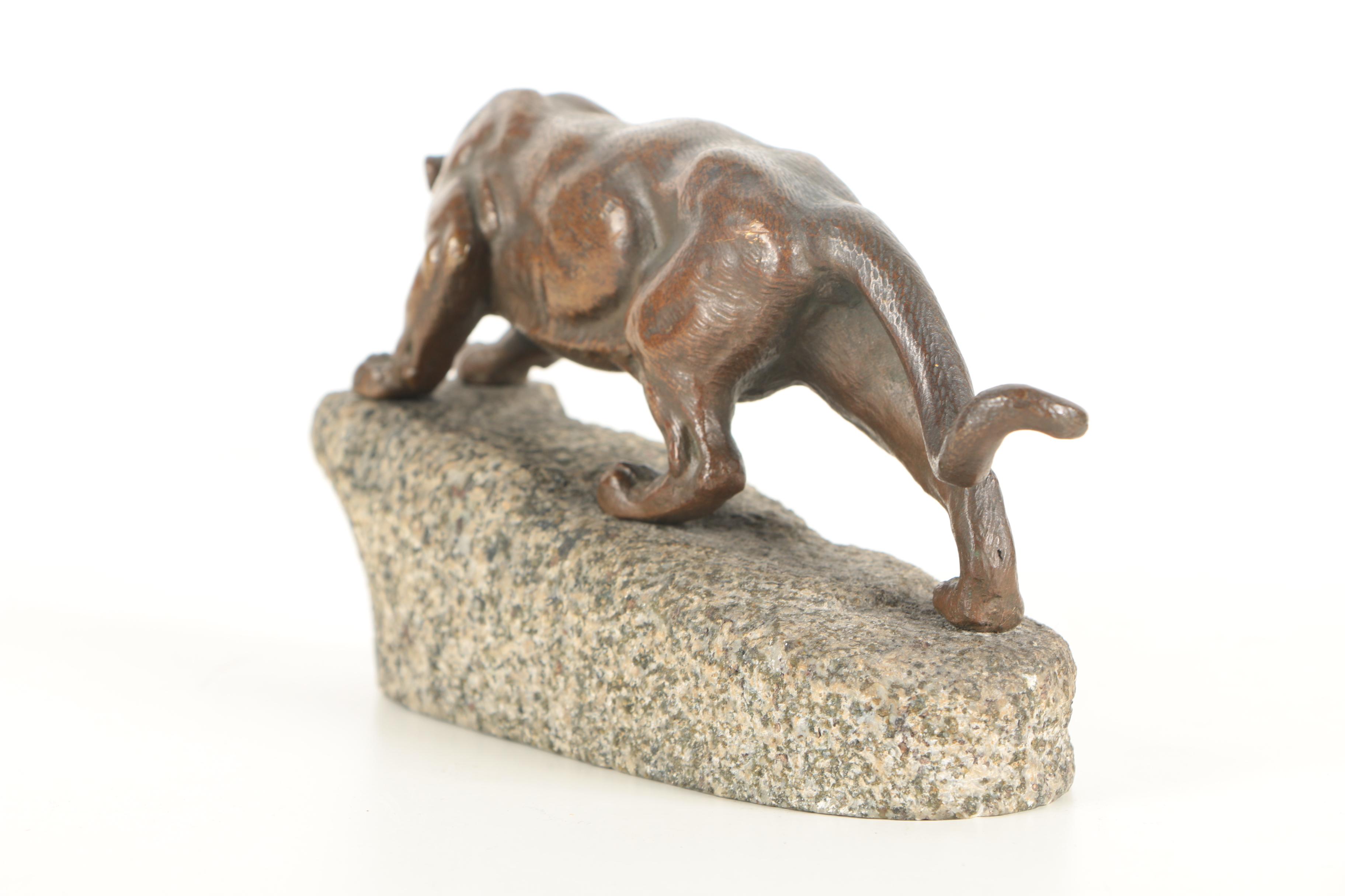 Reproduction Brass Sculpture of Clovis Edmond Masson Panther