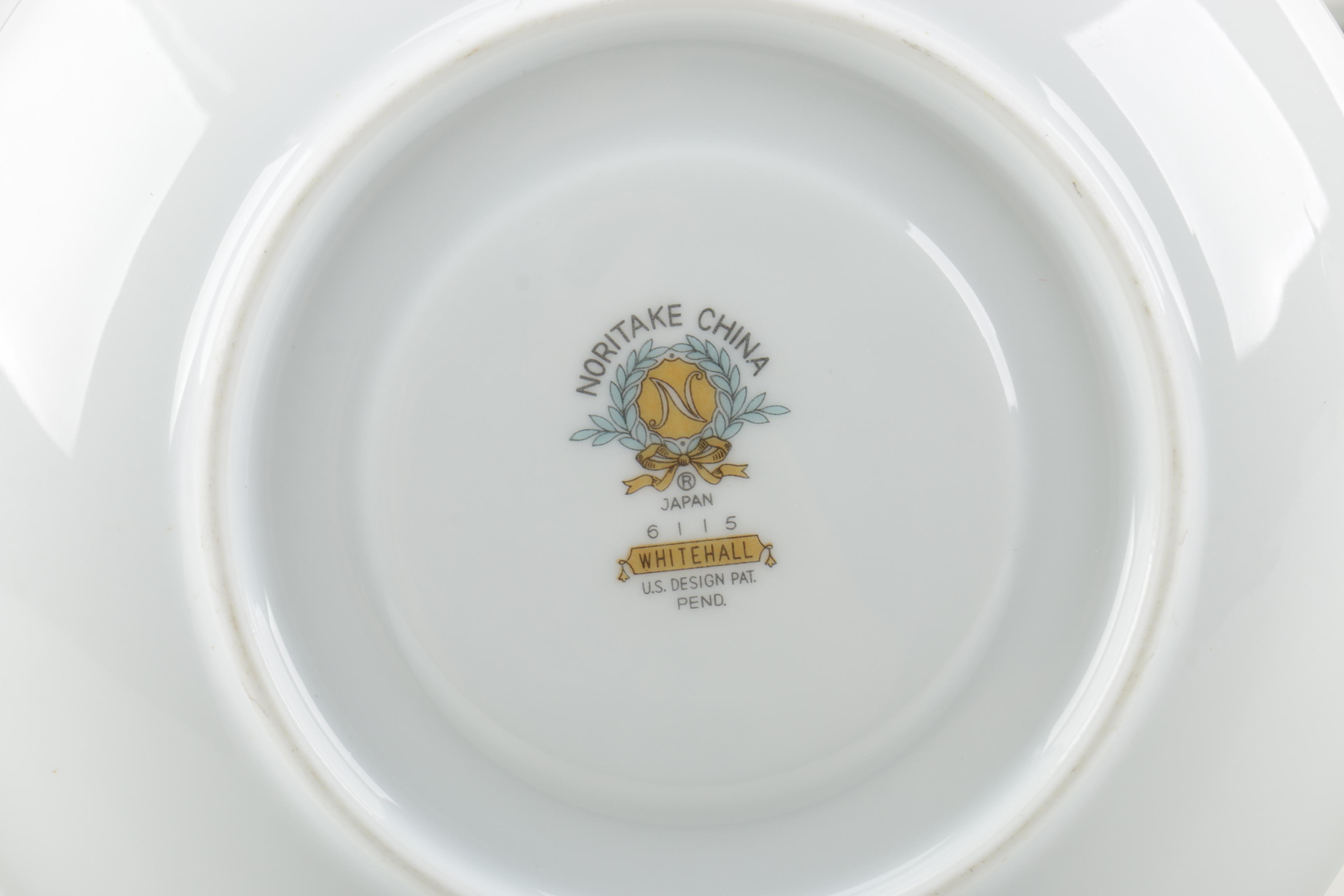 Noritake China Saucers with 22K Gold Accented Plates