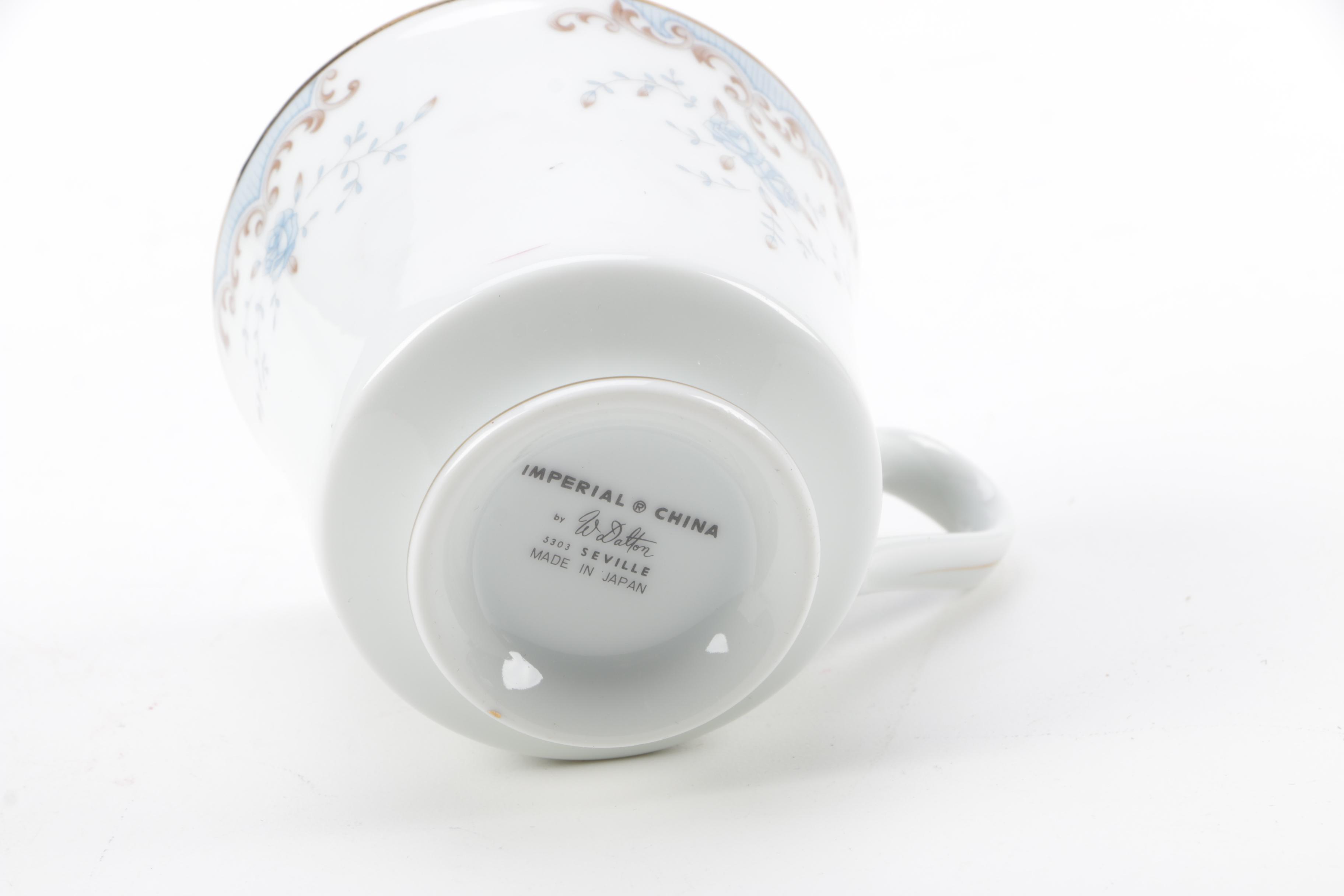 Imperial China by W. Dalton "Seville" China Teacups