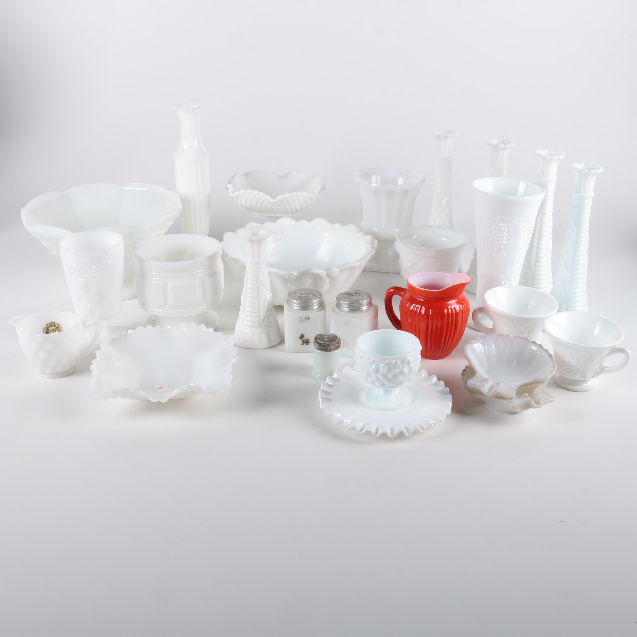 Milk Glass Assortment