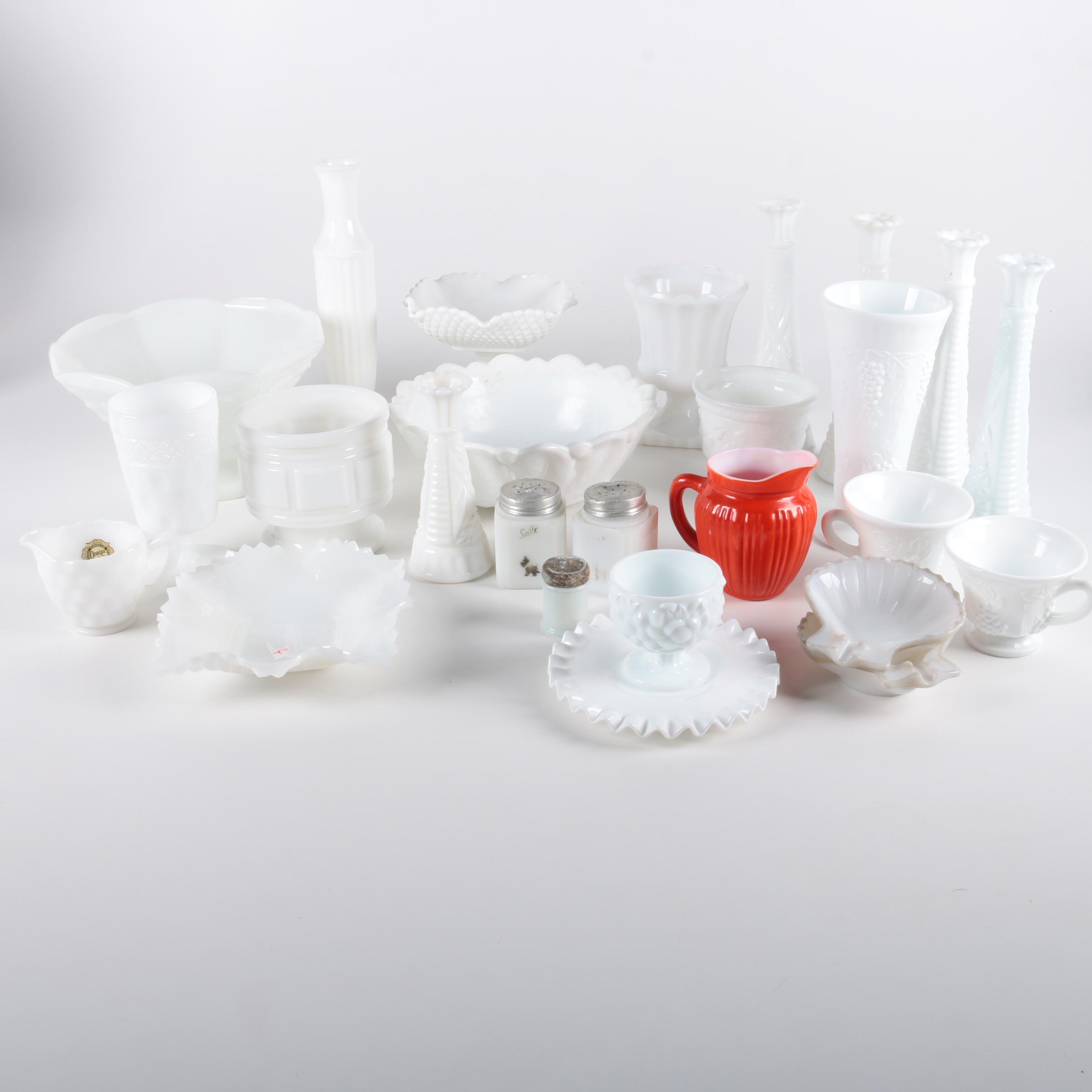 Milk Glass Assortment