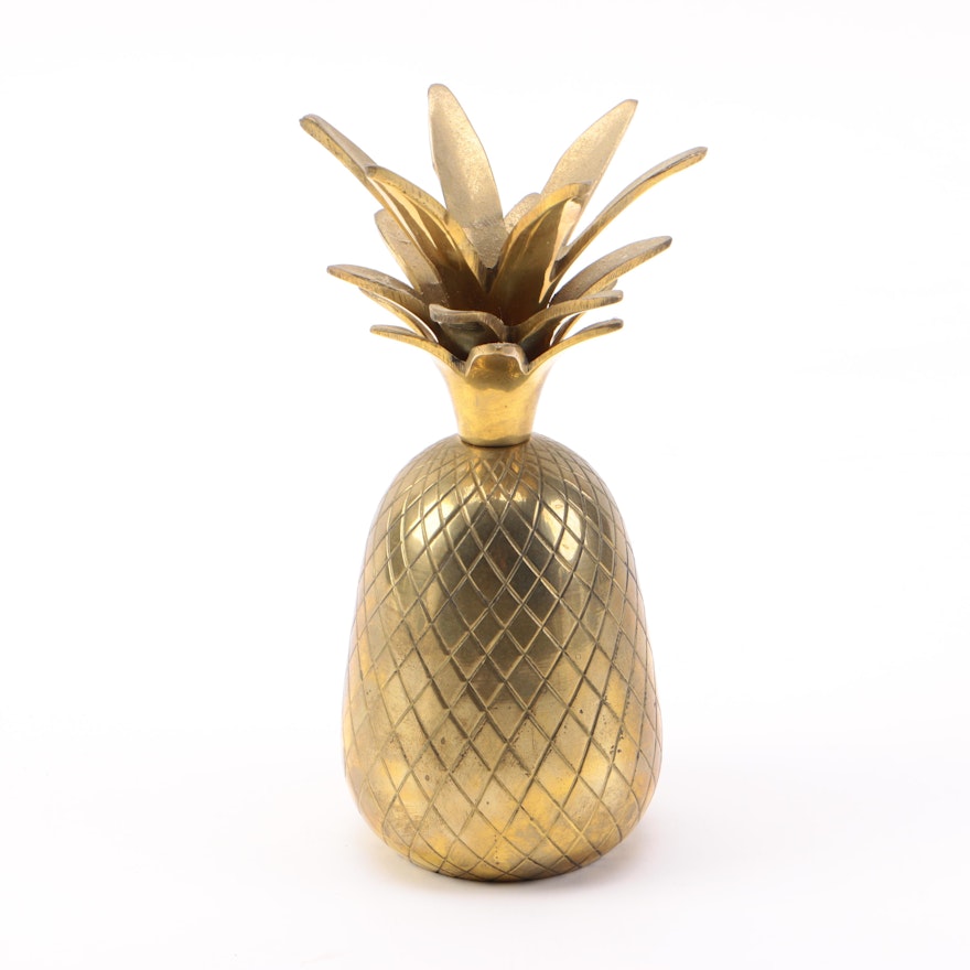 Brass Pineapple Bell