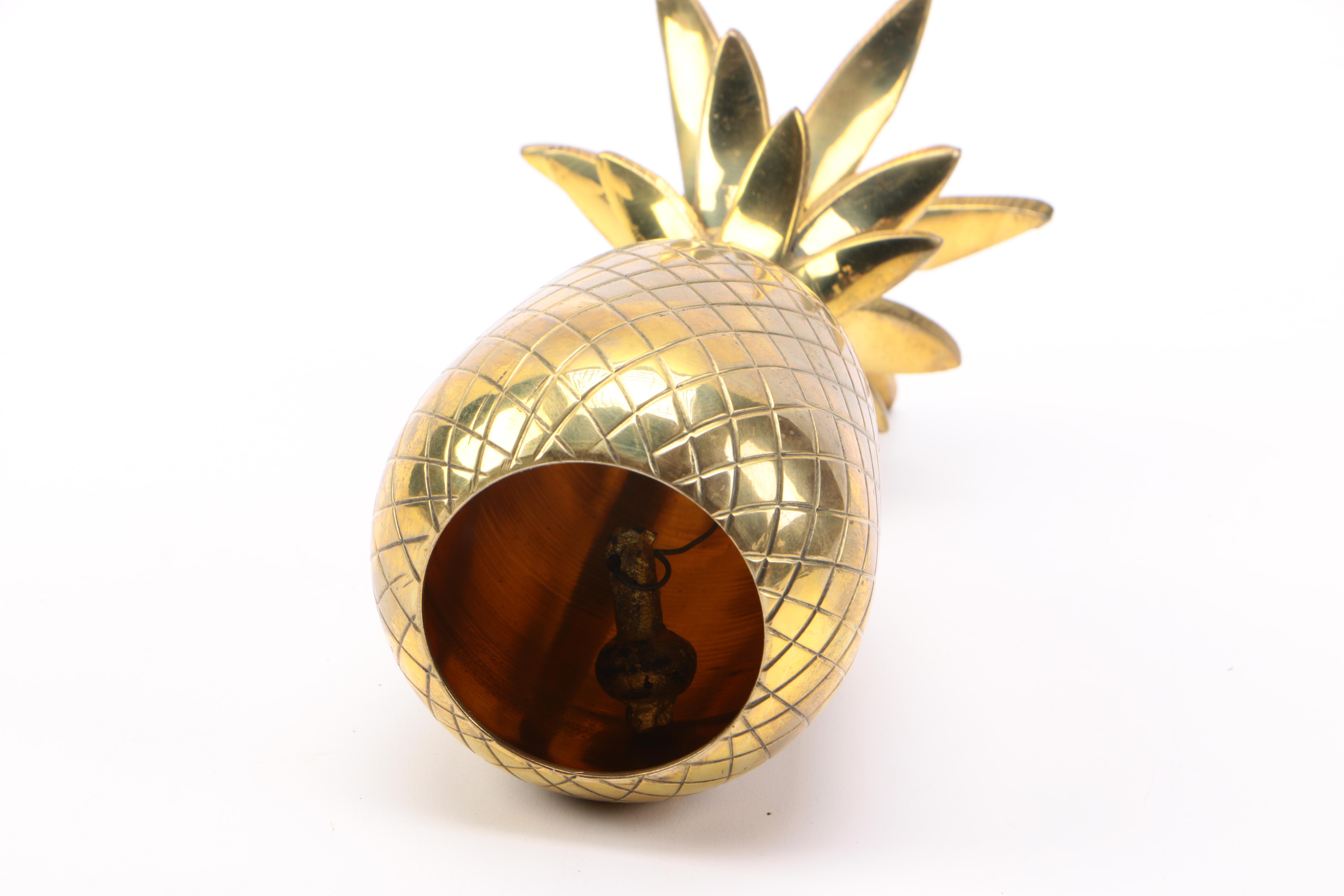 Brass Pineapple Bell