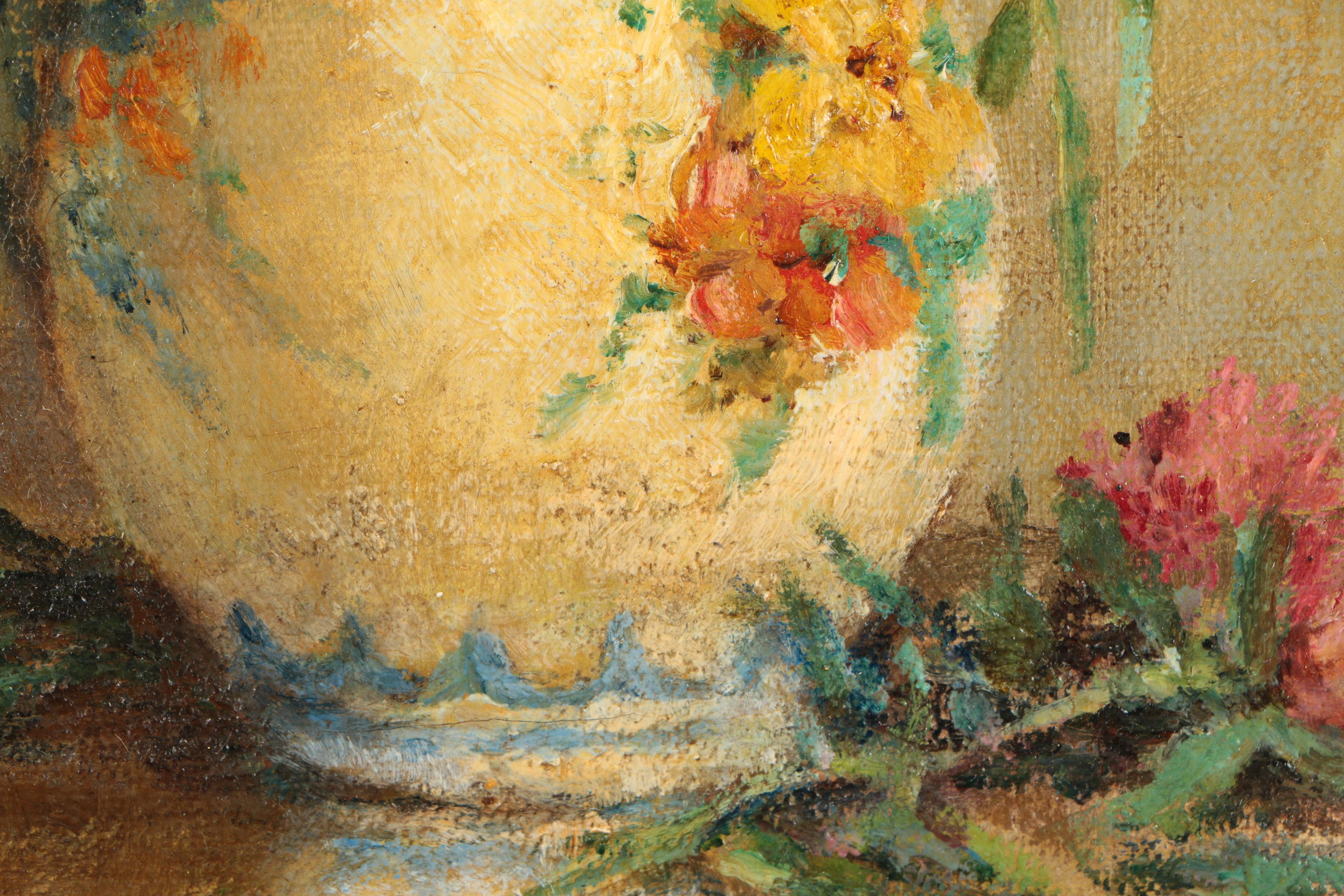 Oil Painting of a Floral Still Life