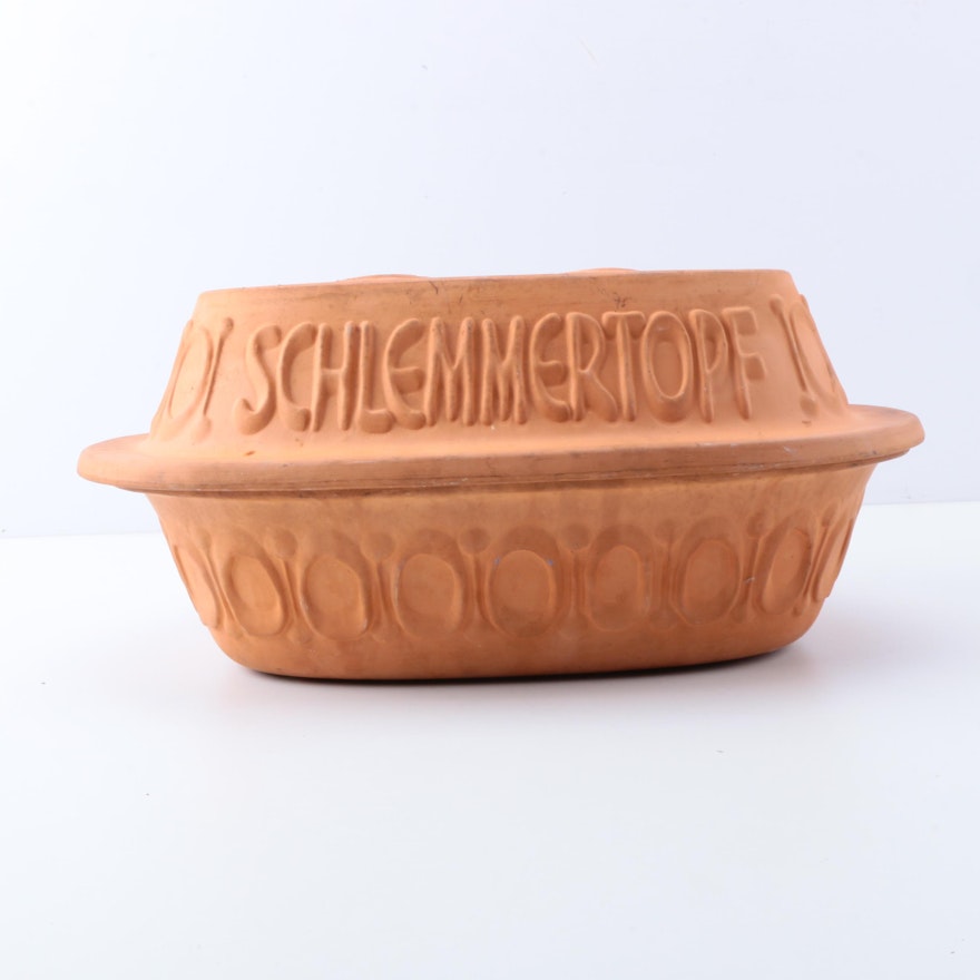 Vintage Schlemmertopf Terracotta Baker