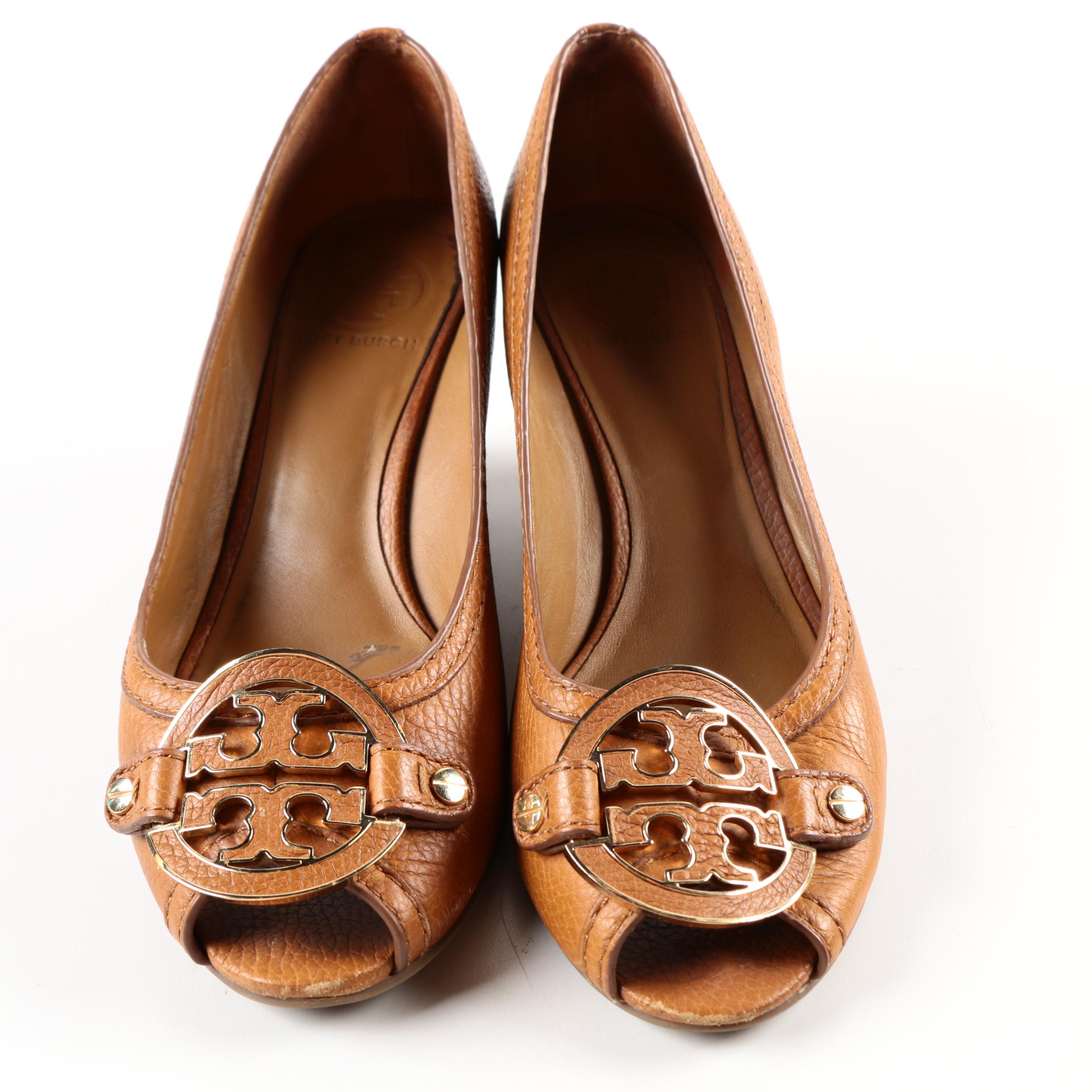 Two Pairs of Women's Shoes Including Tory Burch